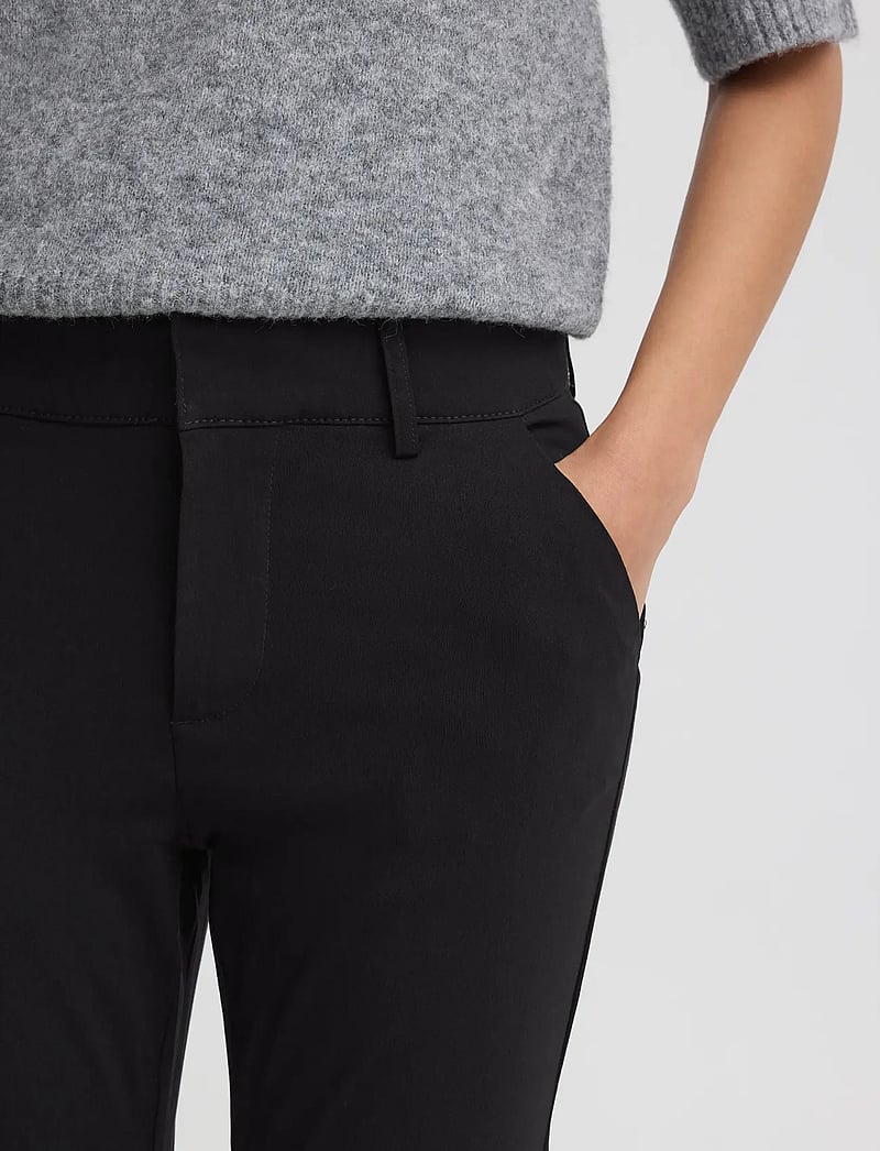 b.young - BMMDIXI PANTS - slim fit trousers - black - 3