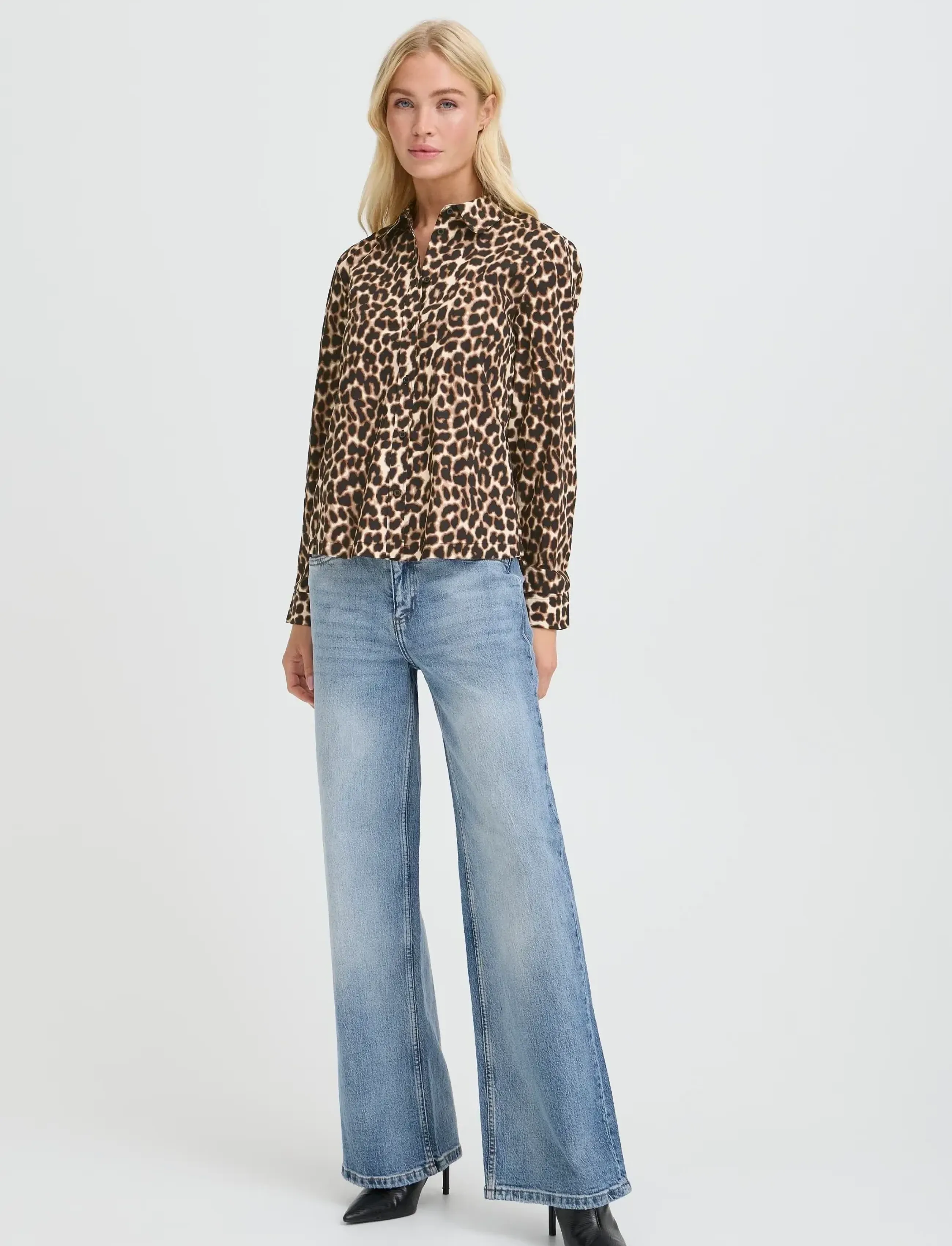 b.young - BMMHENNY SHIRT - langärmlige hemden - black mix - 3
