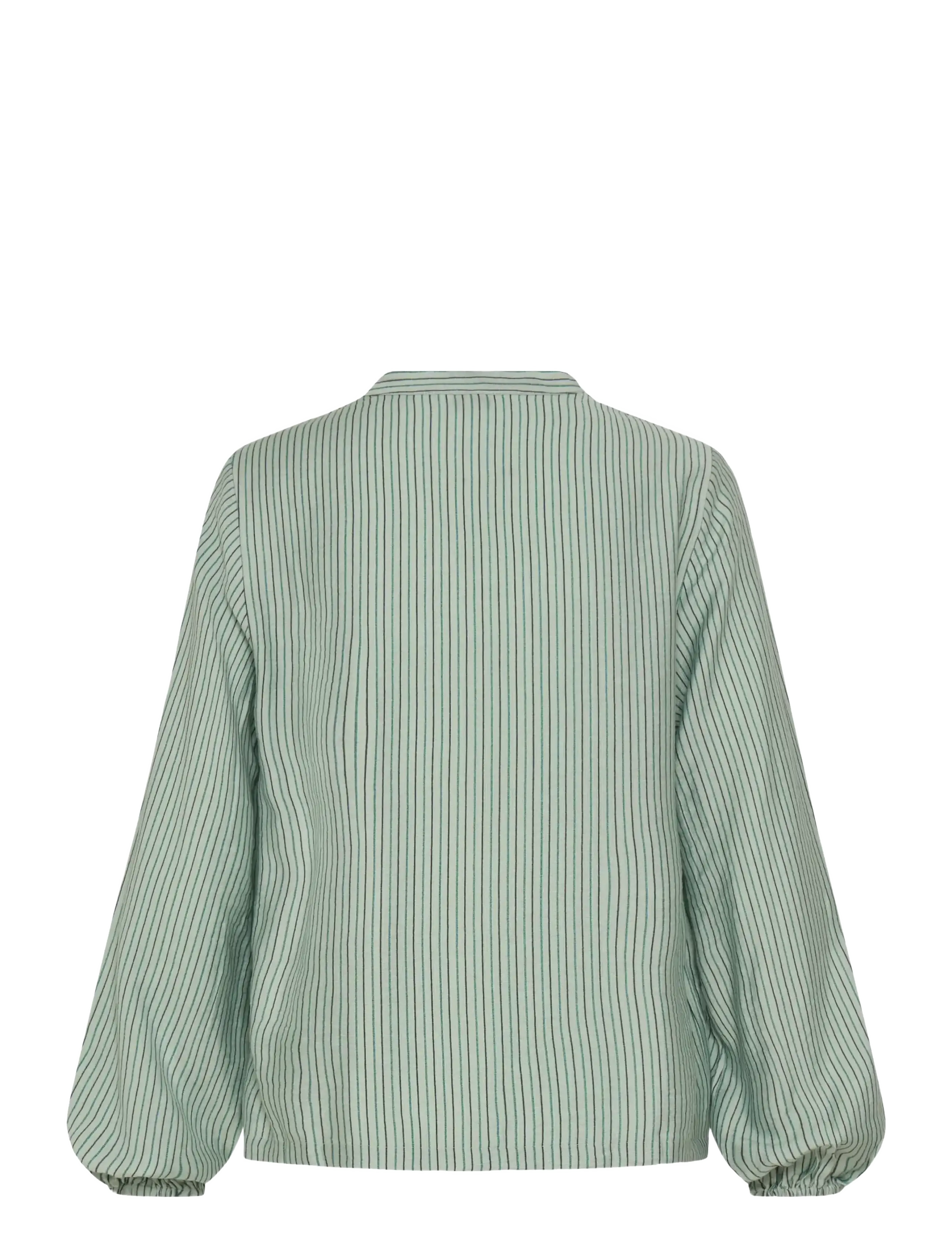 b.young - BMMFIE LS BLOUSE - langärmlige blusen - aqua gray mix - 2
