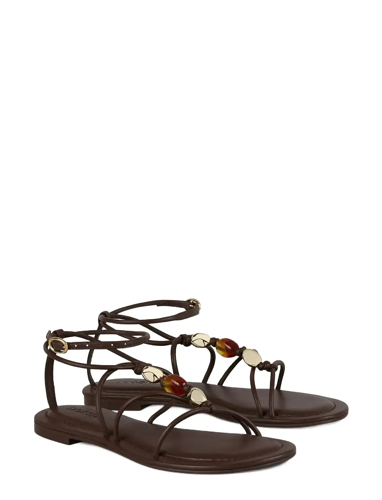 ba&sh Sandales Perles Caya - Brown - 36 2
