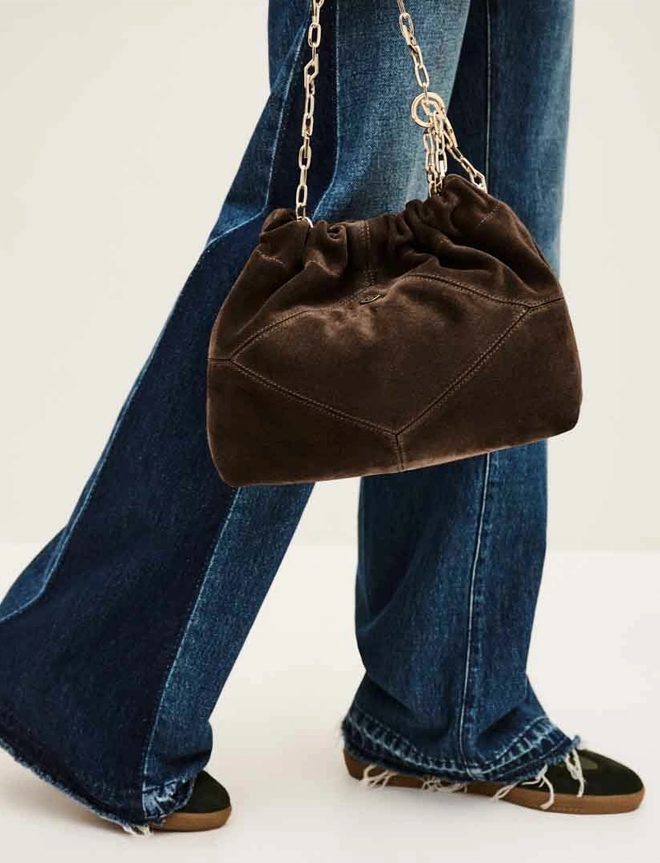 ba&sh Sac S Suede Mini June Tote - - TU 1