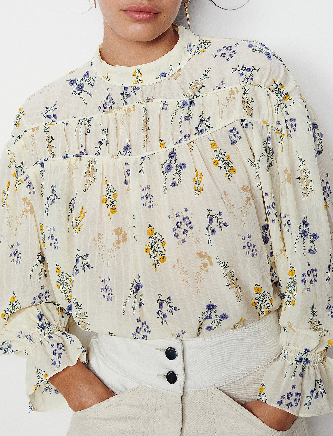 ba&sh - ALBIN TOP - off white - 3