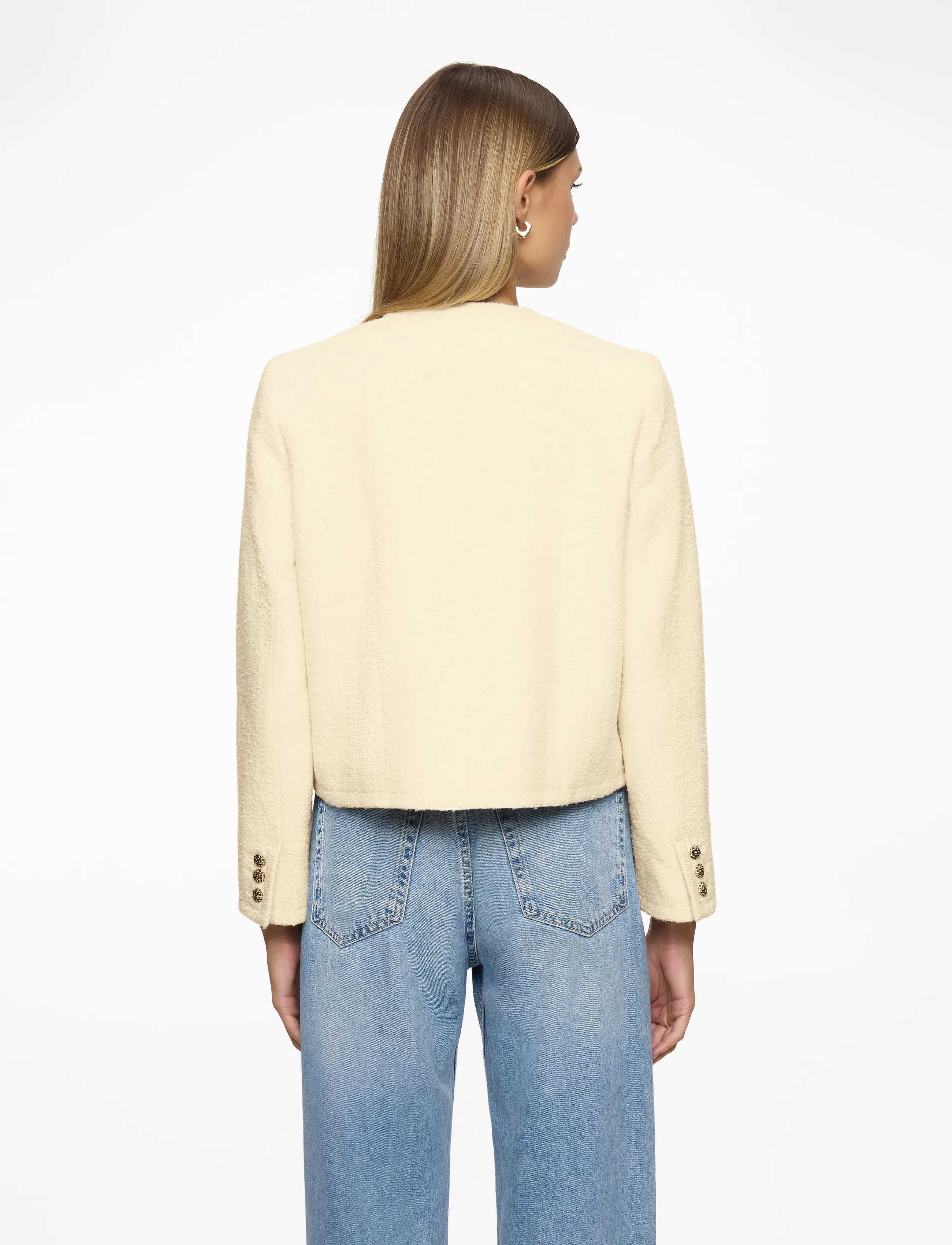 ba&sh - JACKET MEREDITH - blazere i bouclé - ecru - 5