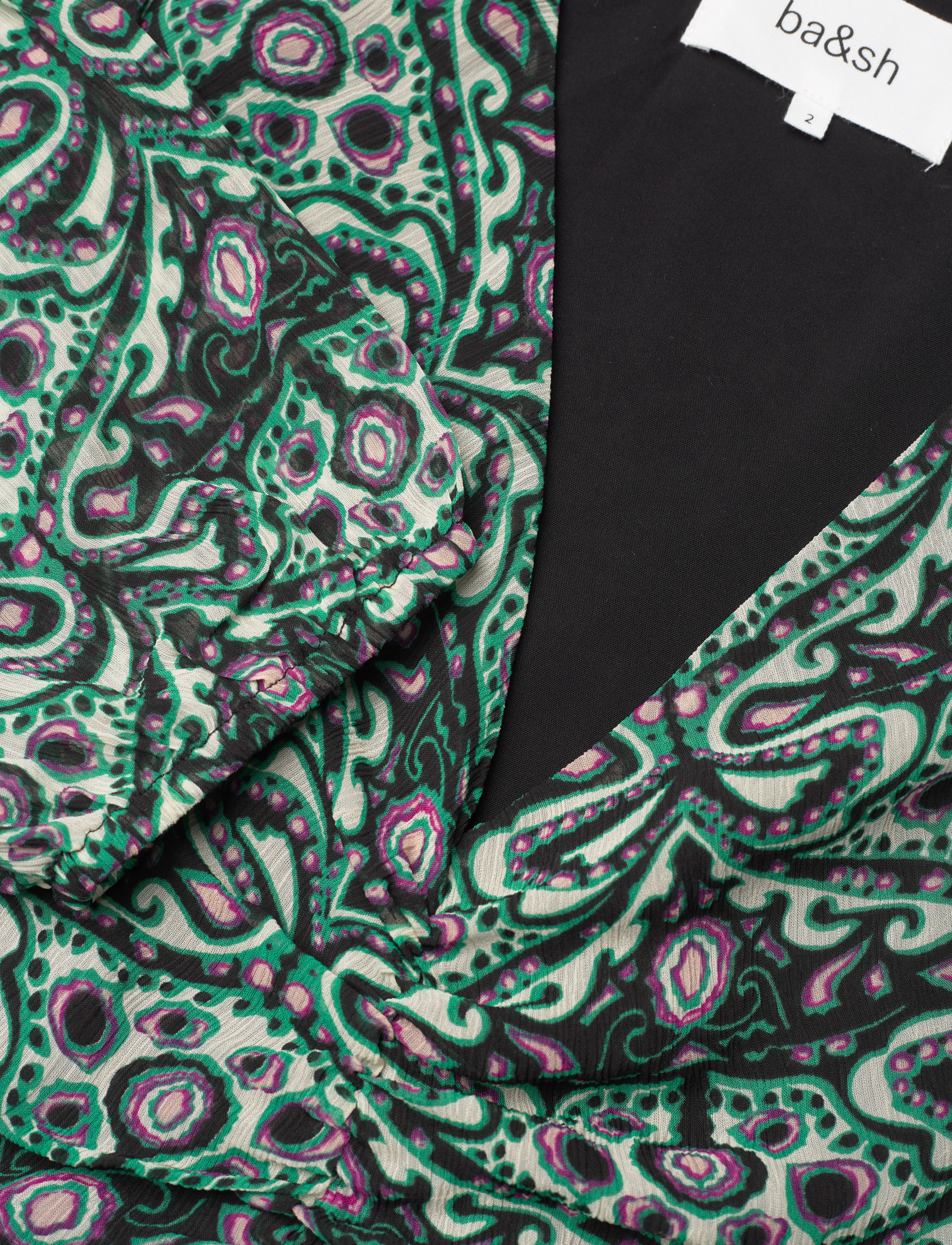 ba&sh - ROBE FANNY - trumpos suknelės - green - 3