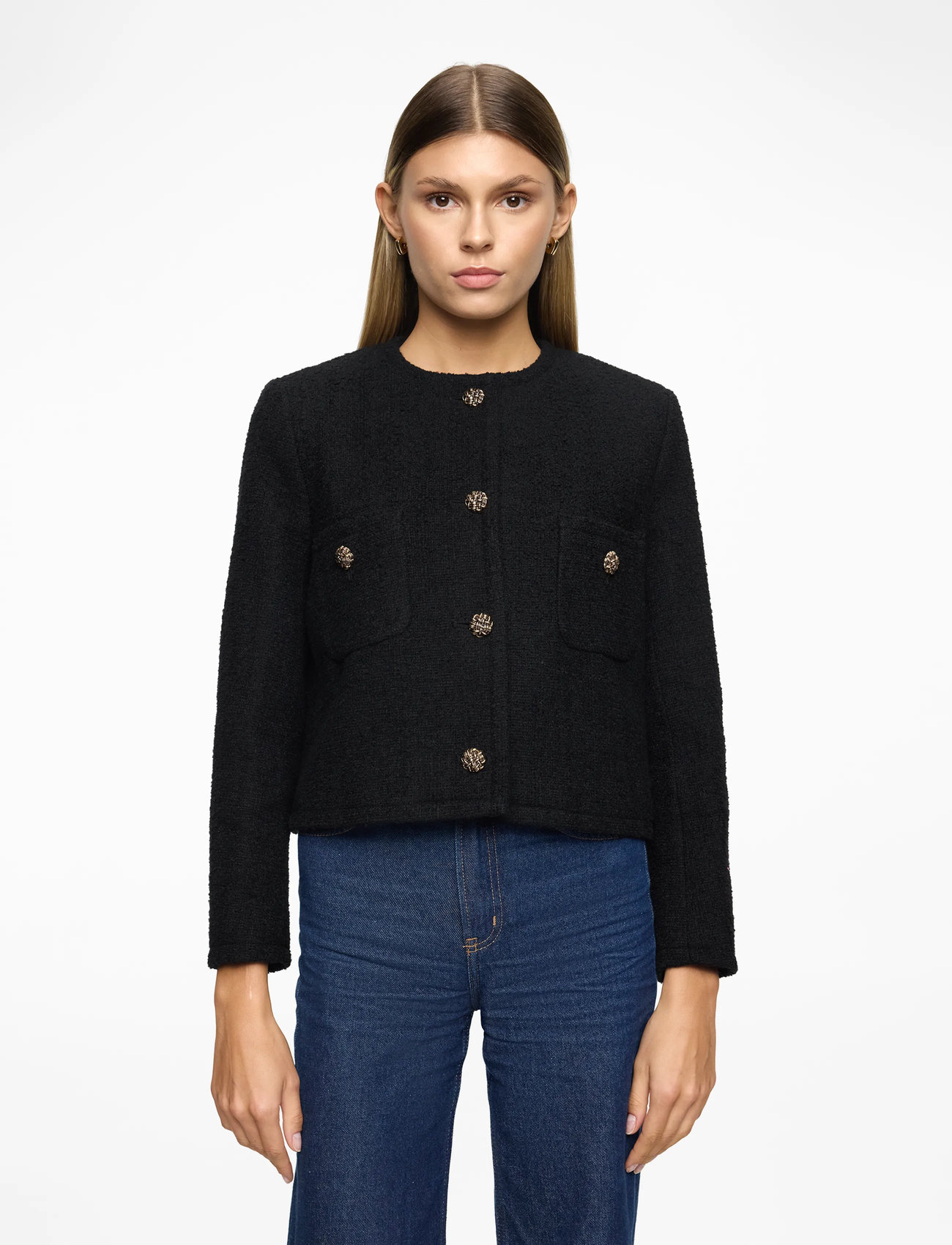 ba&sh - VESTE MEREDITH - boucles - black - 0