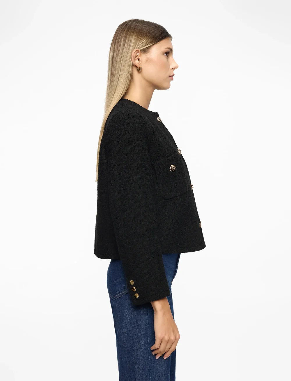 ba&sh - MEREDITH JACKET - boucles - noir - 3