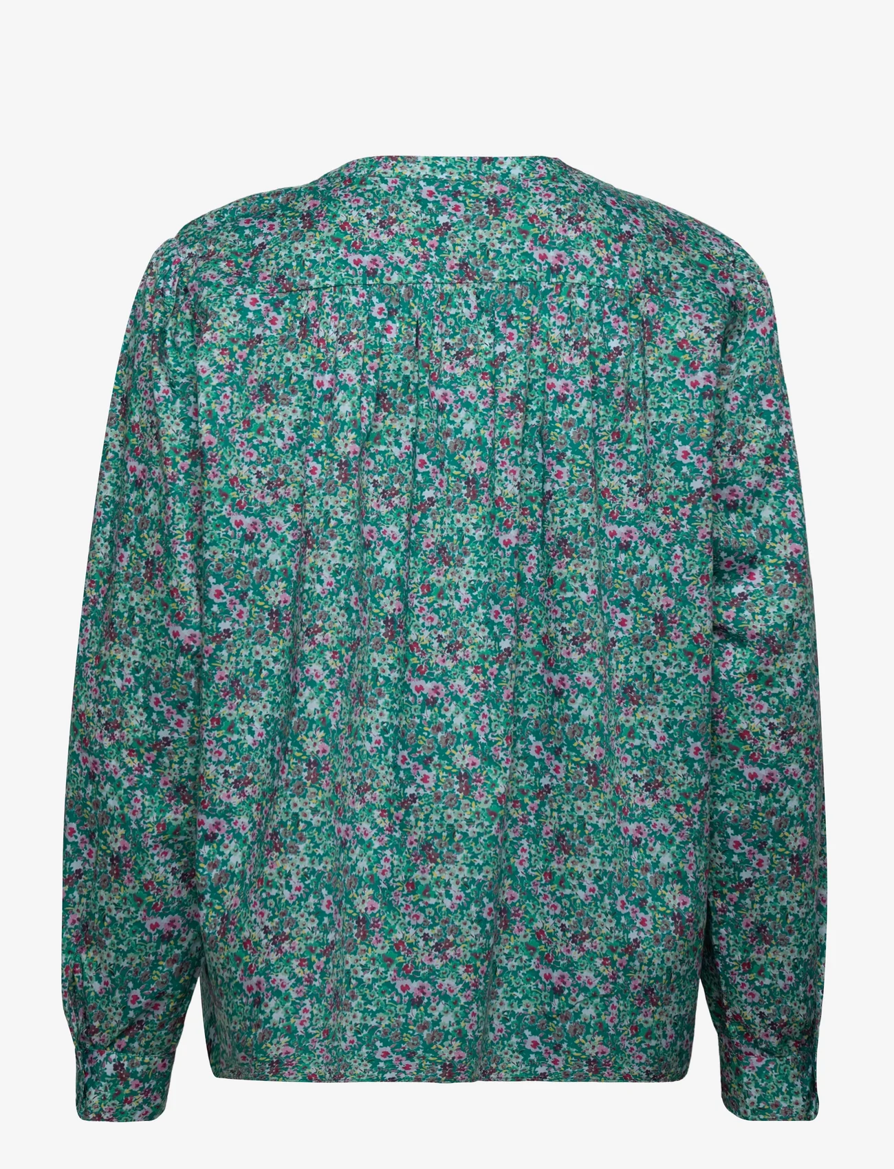 ba&sh - CHEMISE XALA - long-sleeved blouses - green - 1