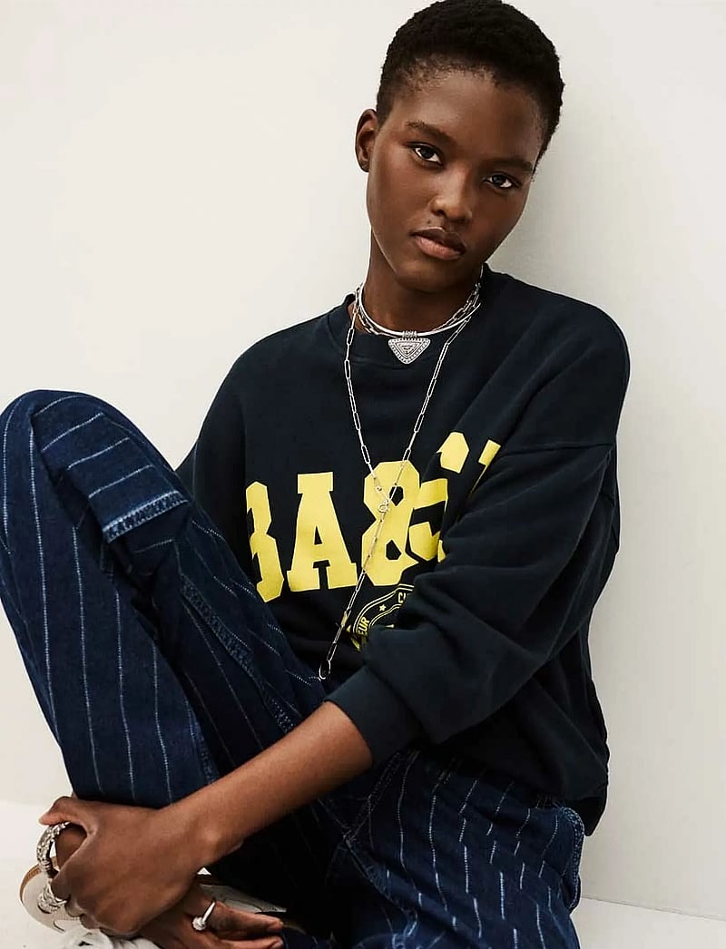 ba&sh - BENJAMIN SWEATSHIRT - sweatshirts & hoodies - navy - 4