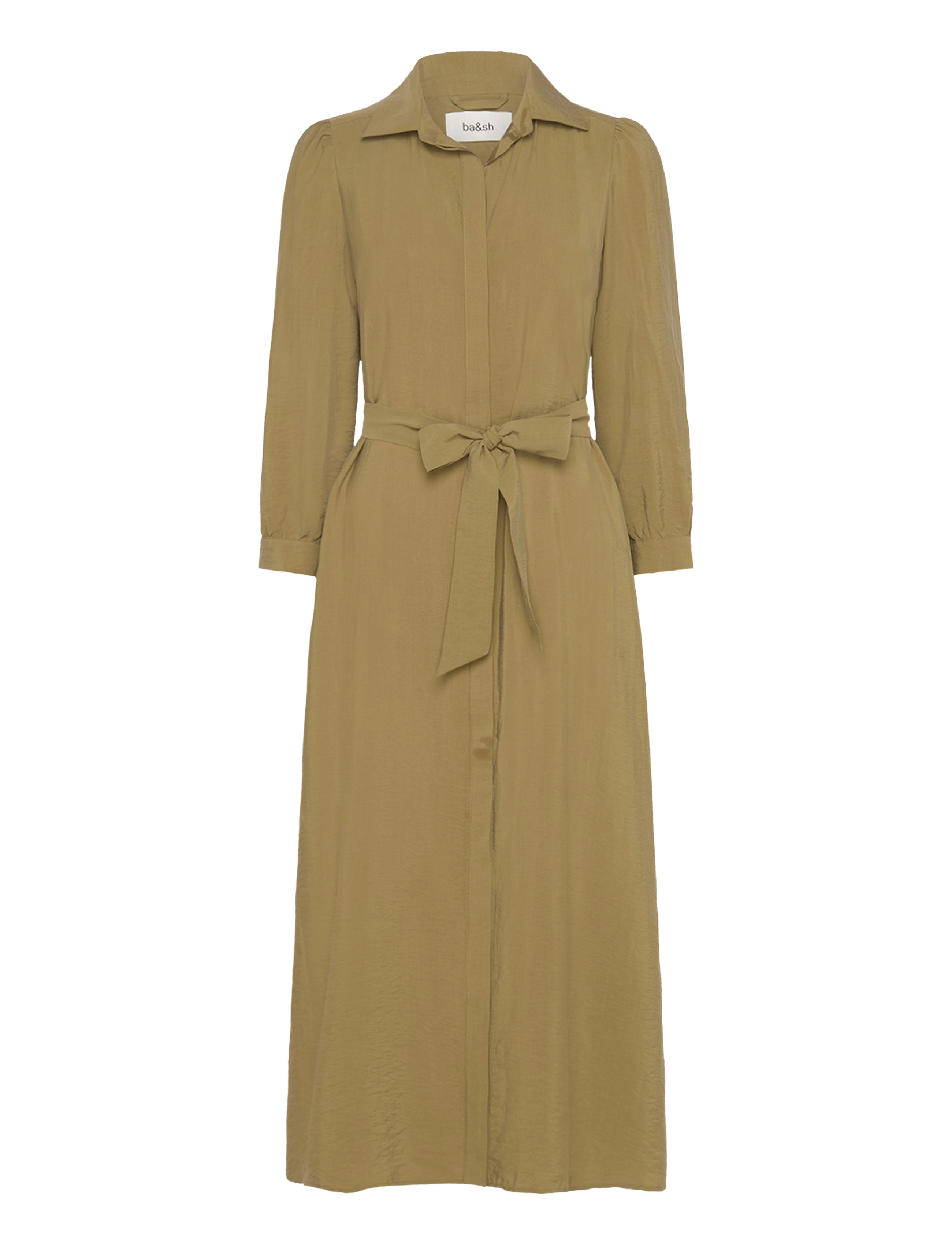 ba&sh DRESS LARA - Kleidung - KAKI / khaki/green