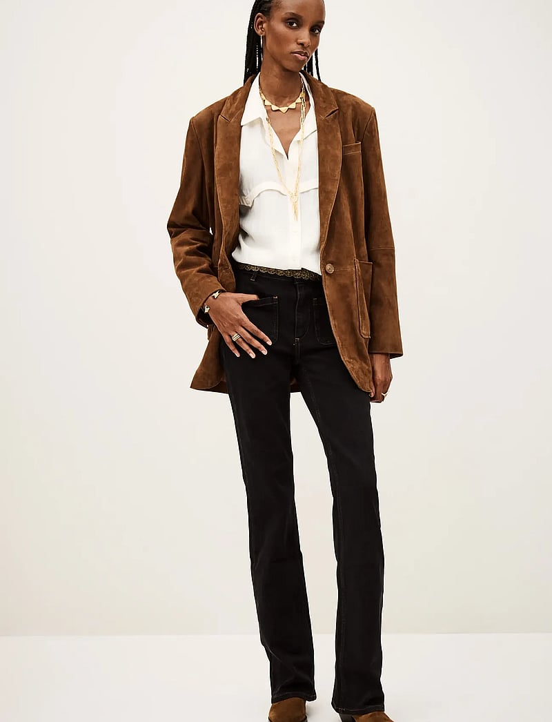 ba&sh - JEANS ROSS - bootcut-farkut - blackstone - 0