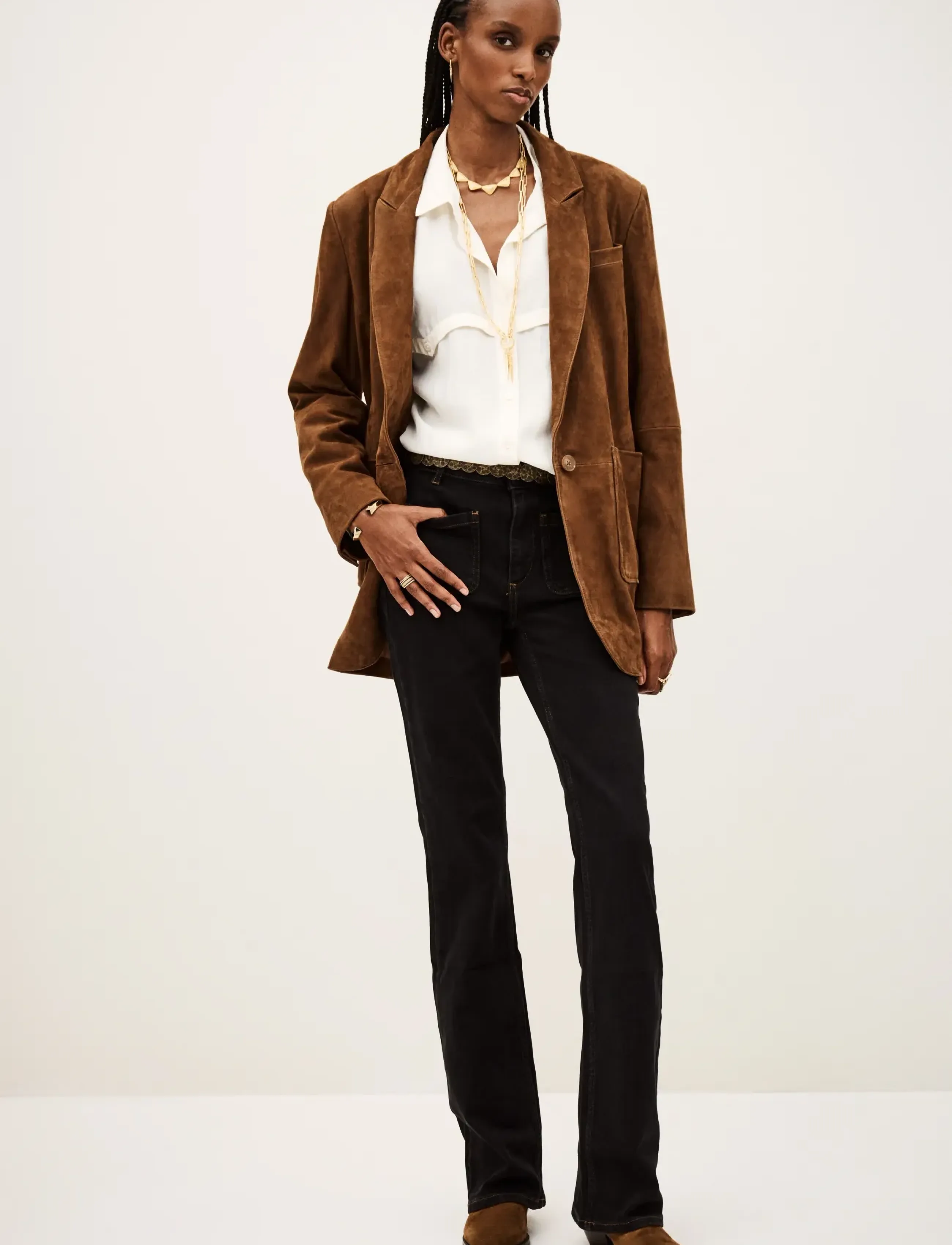 ba&sh JEANS ROSS - Tøj - BLACKSTONE / black