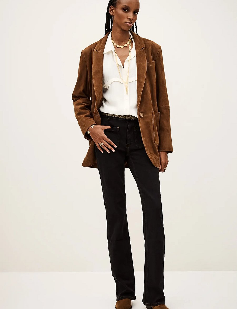 ba&sh - JEANS ROSS - bootcut jeans - blackstone - 0