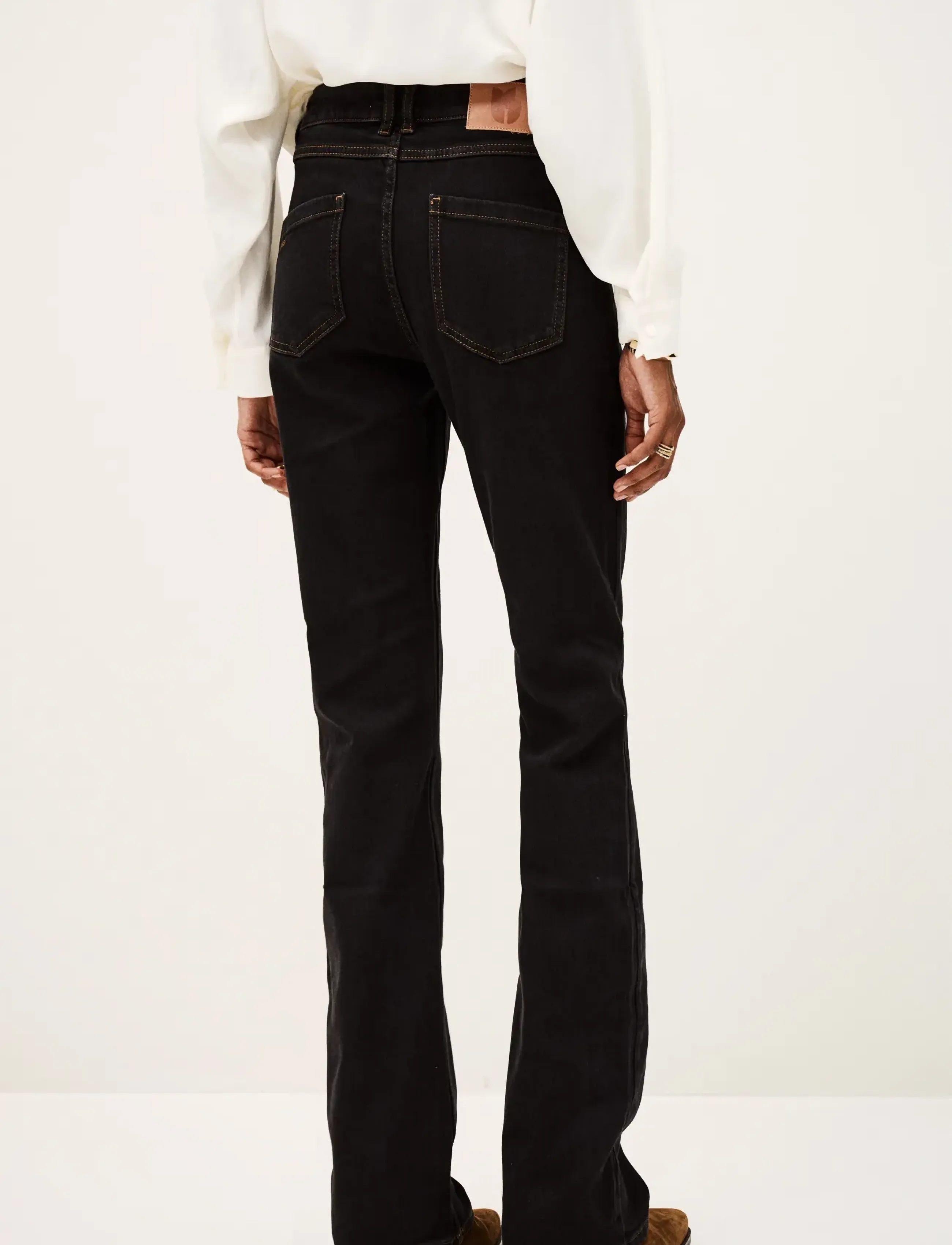 ba&sh - JEANS ROSS - bootcut jeans - blackstone - 4