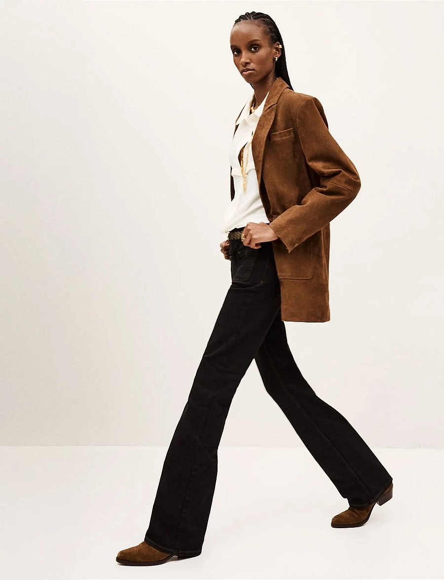 ba&sh - JEANS ROSS - bootcut jeans - blackstone - 5