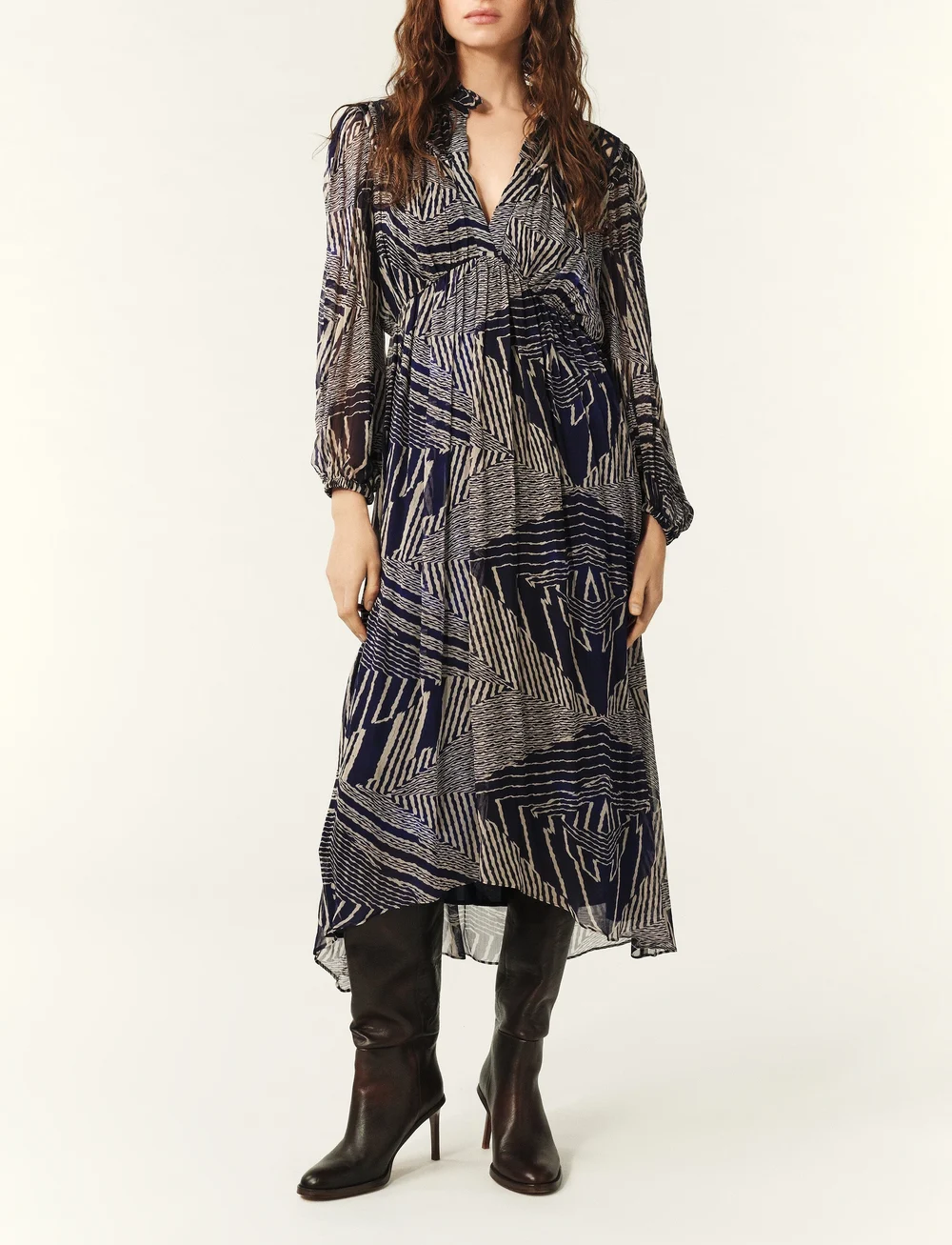 ba&sh - DRESS ANTAL - midiklänningar - blue - 0