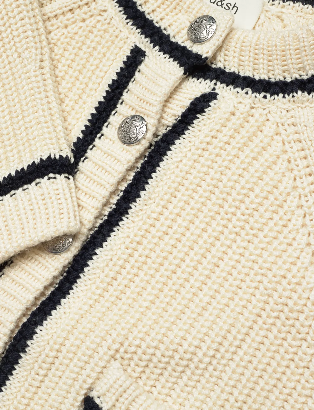 ba&sh - CARDIGAN BEATRICE - kardiganid - off white - 3