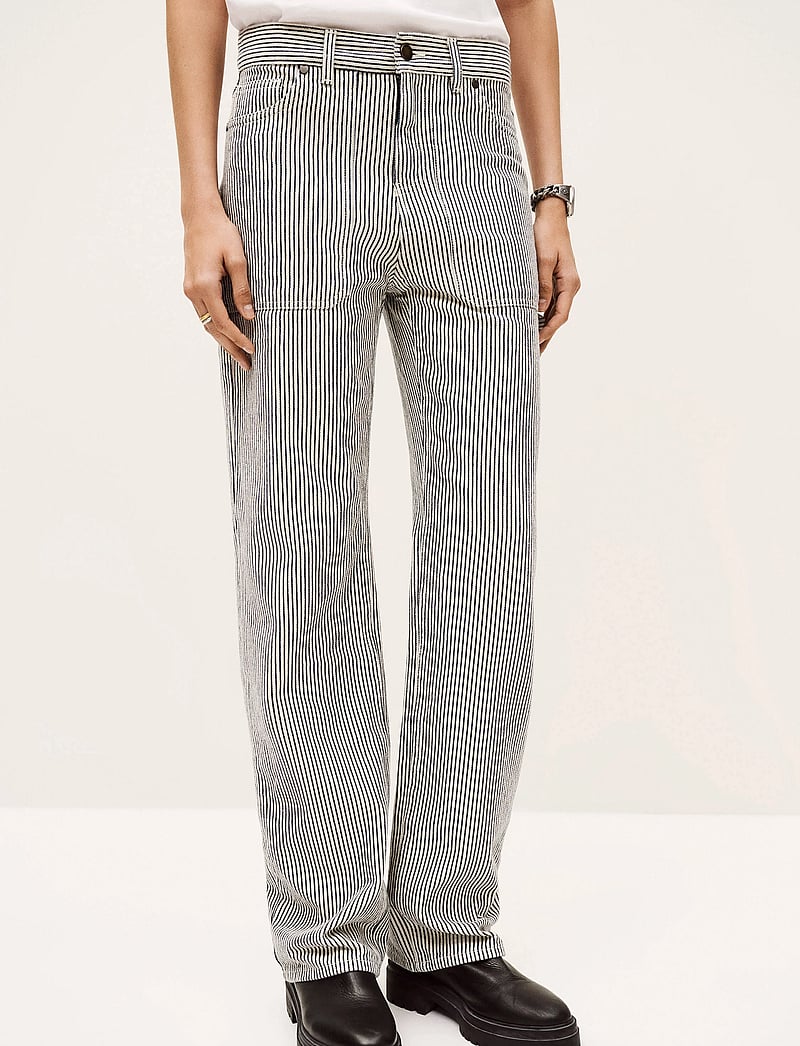 ba&sh - PANTS CARPENTER - suorat housut - off white - 0