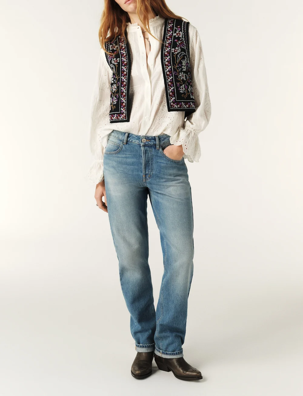 ba&sh - TOP COCO - liemenės - blue - 0