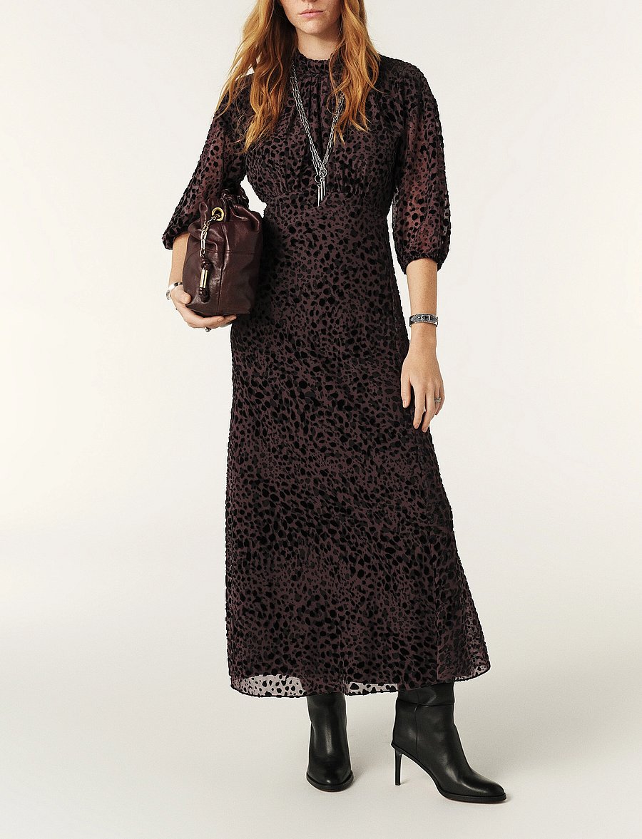 ba&sh - DRESS DUNY - bordeaux - 0