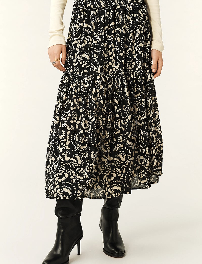 ba&sh - SKIRT EOLA - midiseelikud - black - 0