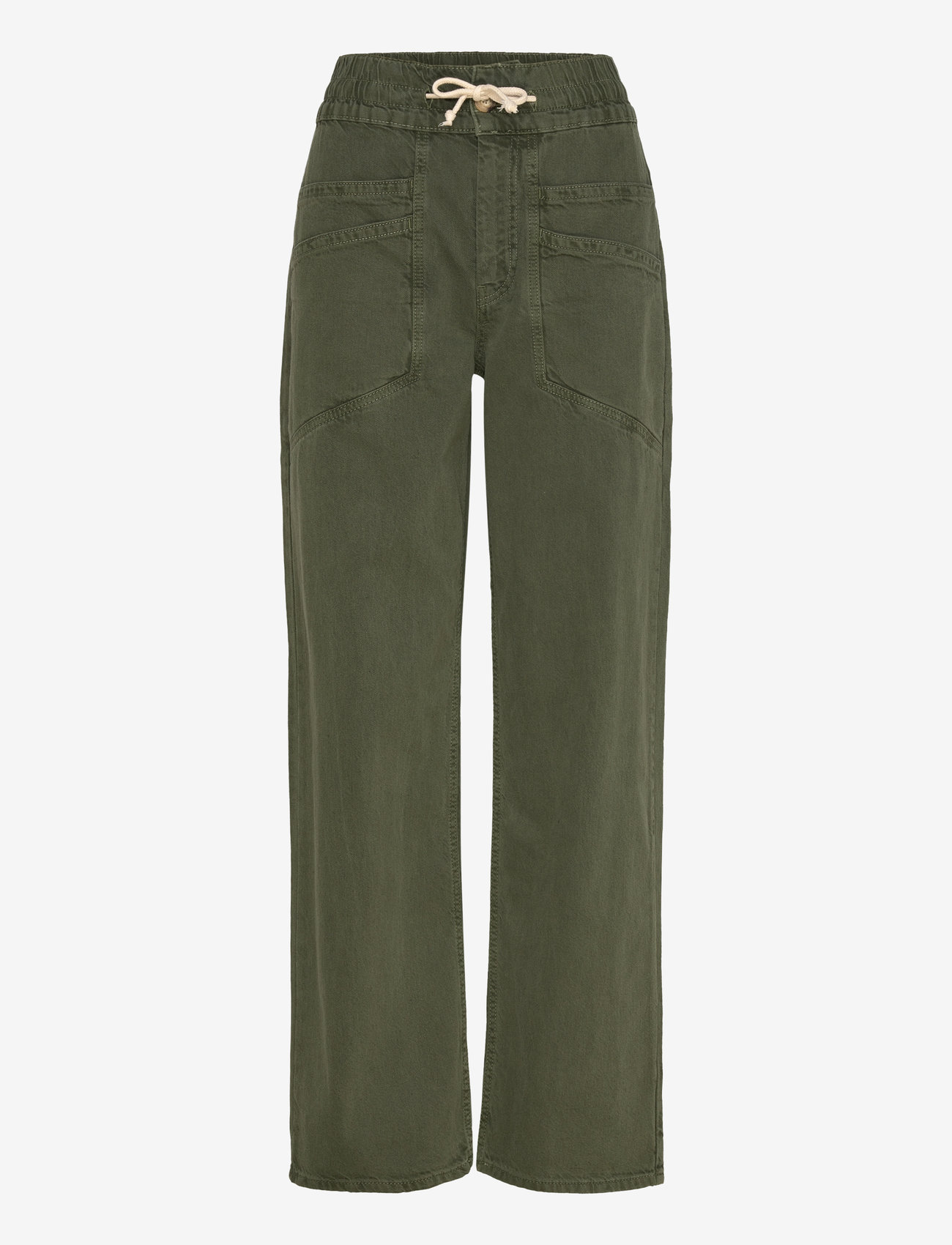 ba&sh - PANT FIMA - kaki - 0