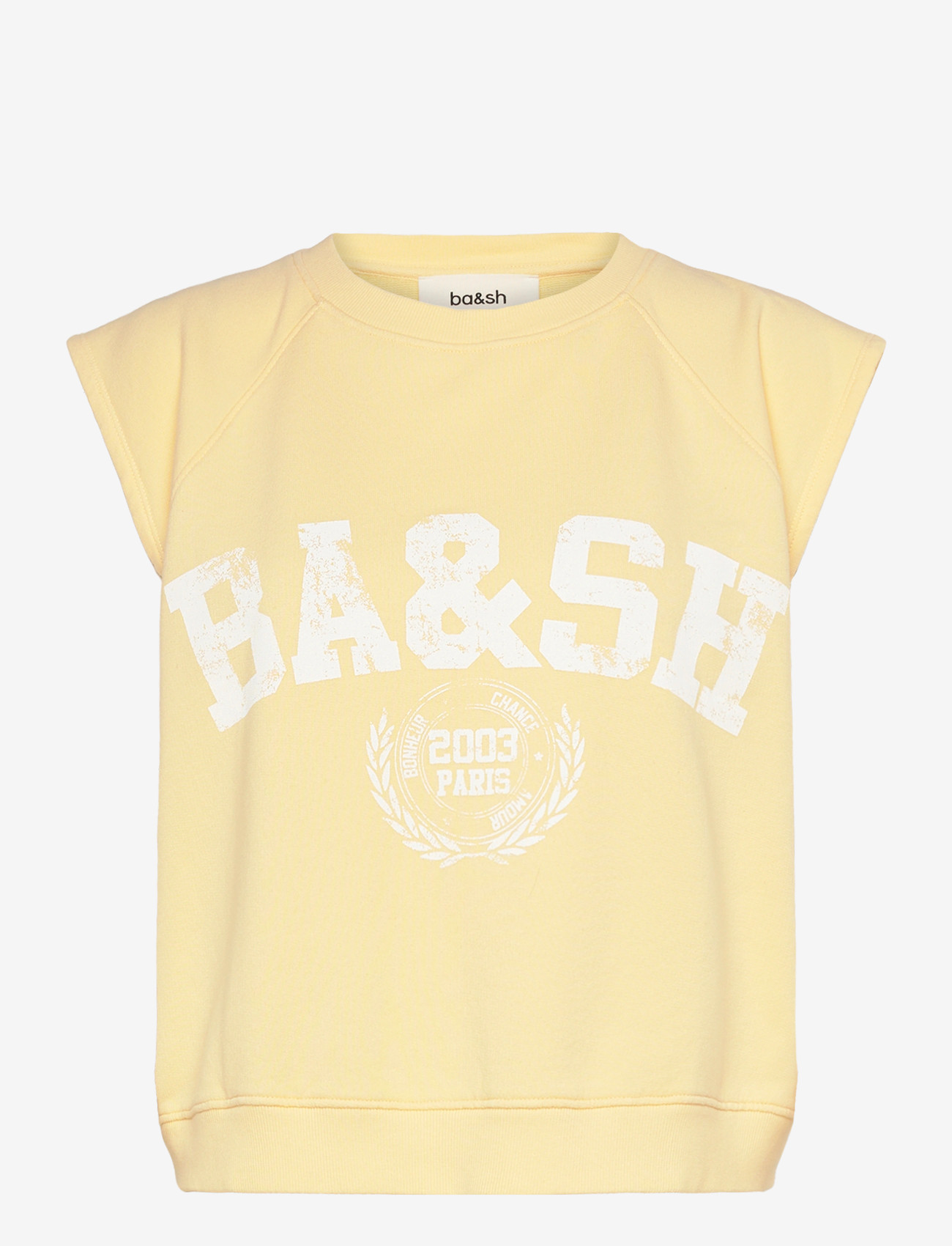 ba&sh - SWEAT BEATA - crop tops - yellow - 1