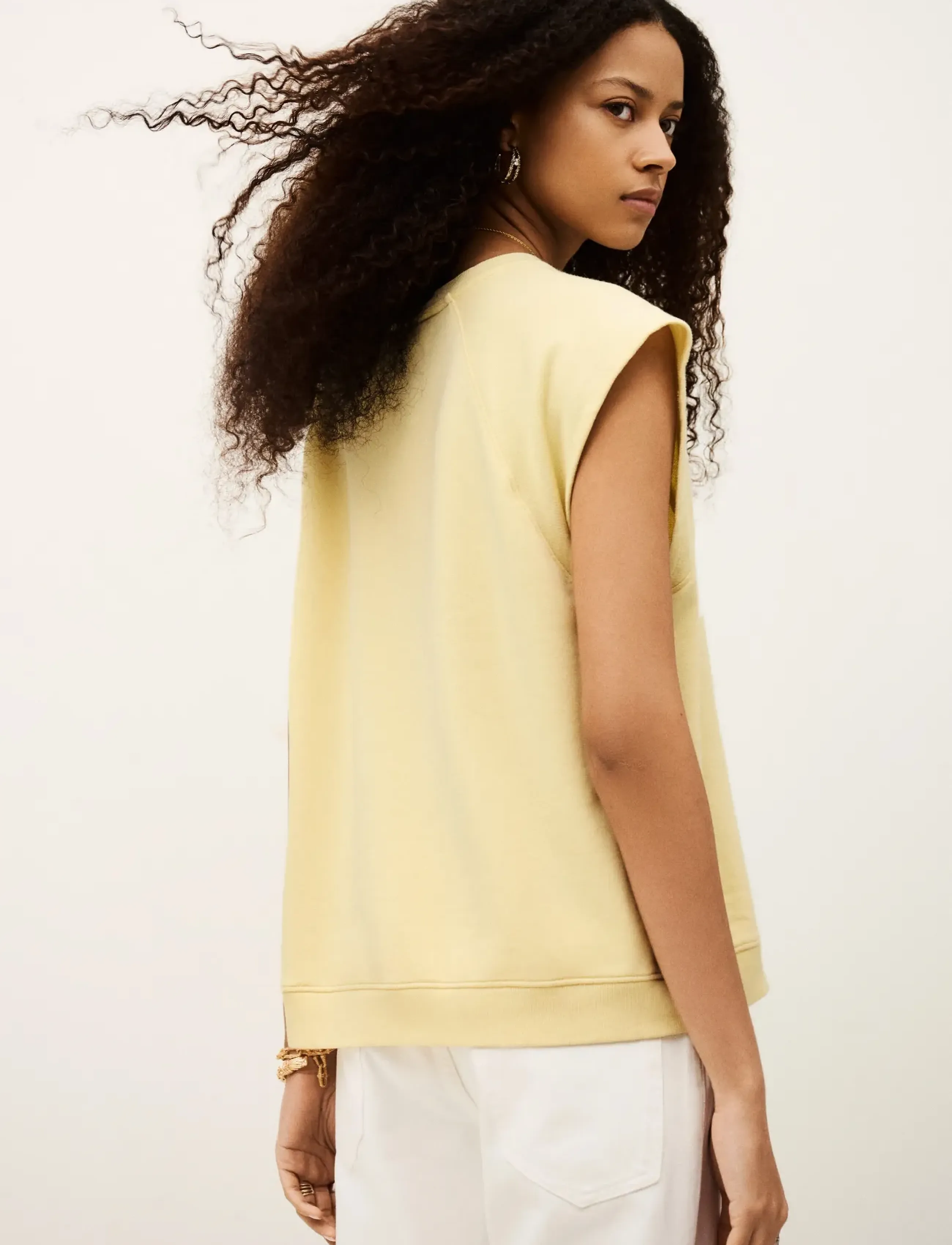 ba&sh - SWEAT BEATA - t-shirty & zopy - yellow - 3