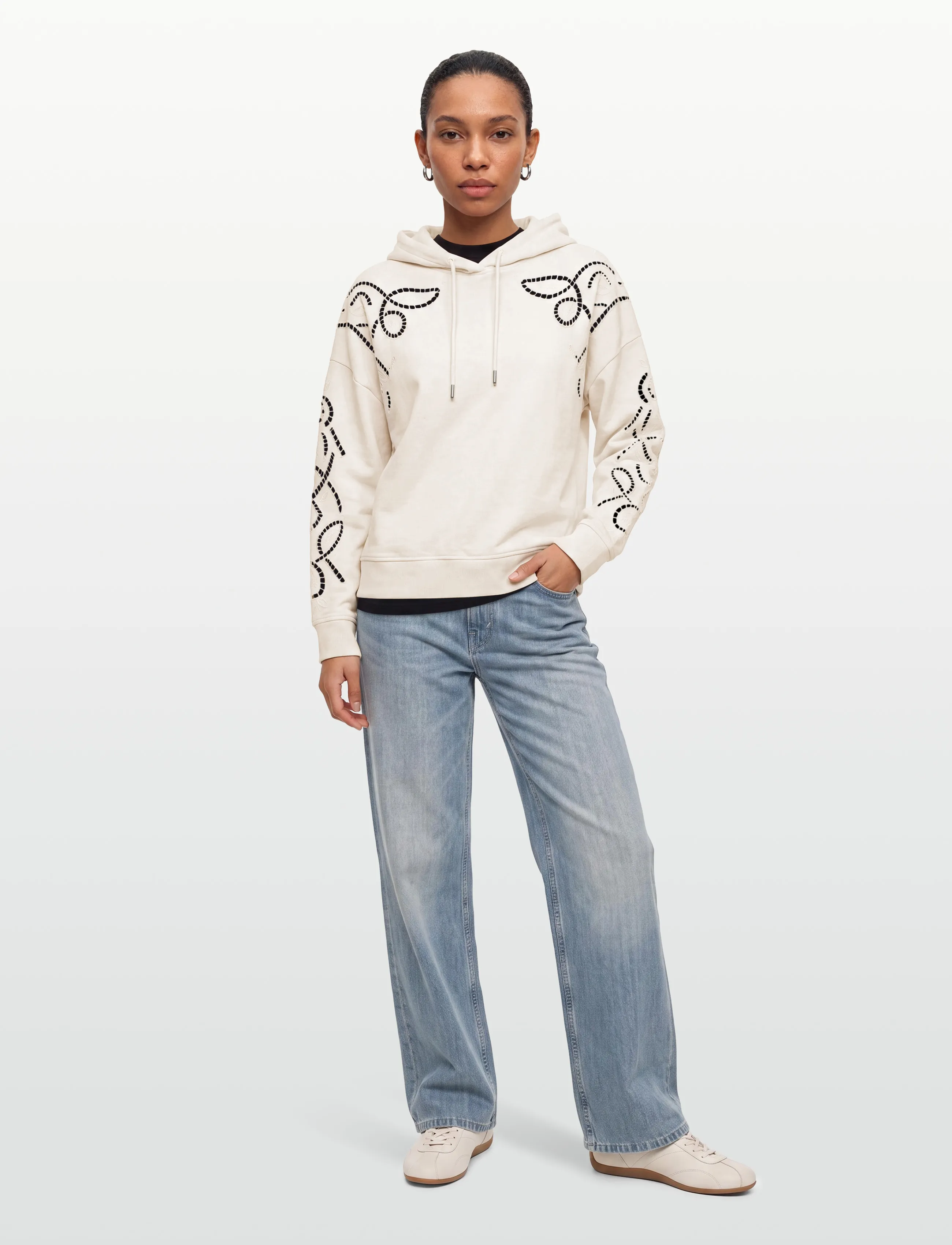 ba&sh - SWEAT BENI - sweatshirts & hoodies - ecru - 0