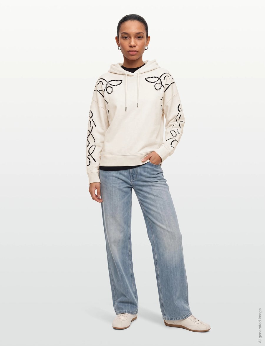 ba&sh - SWEAT BENI - sweatshirts & hoodies - ecru - 0