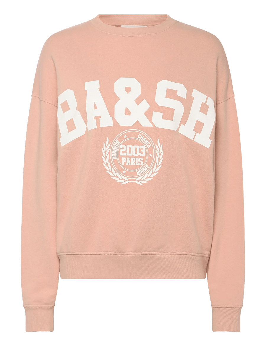 ba&sh - SWEATSHIRT BENJAMIN - sweatshirts & hættetrøjer - poudre - 1