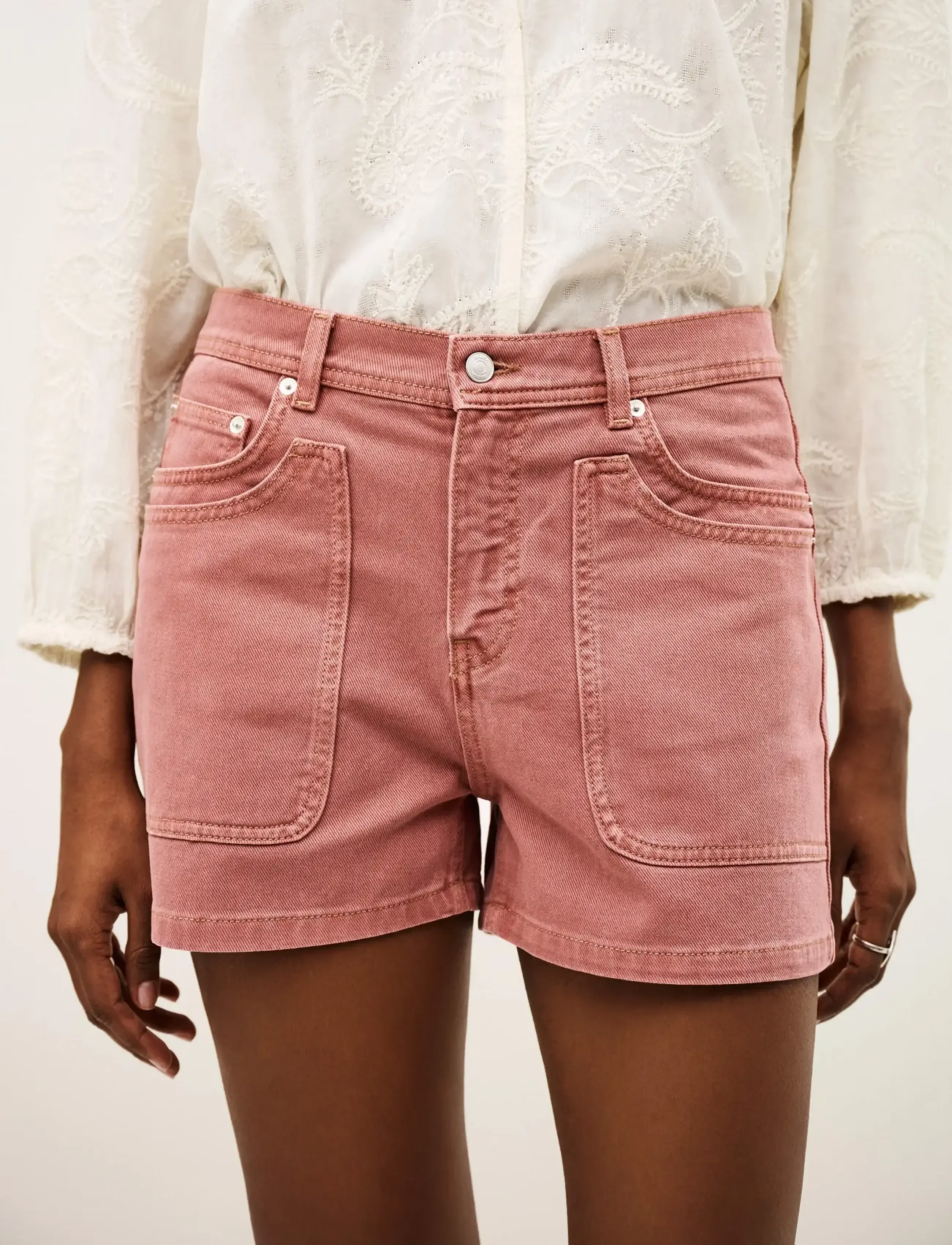 ba&sh - SHORT BEVY - gallastuttbuxur - blush - 3