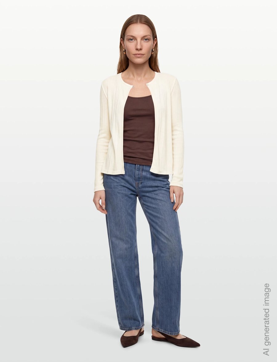 ba&sh - TOP BREA - cardigans - ecru - 0