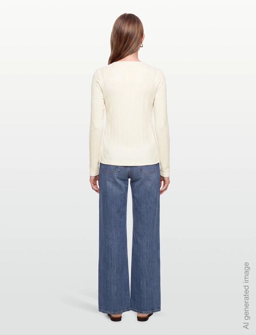 ba&sh - TOP BREA - cardigans - ecru - 4