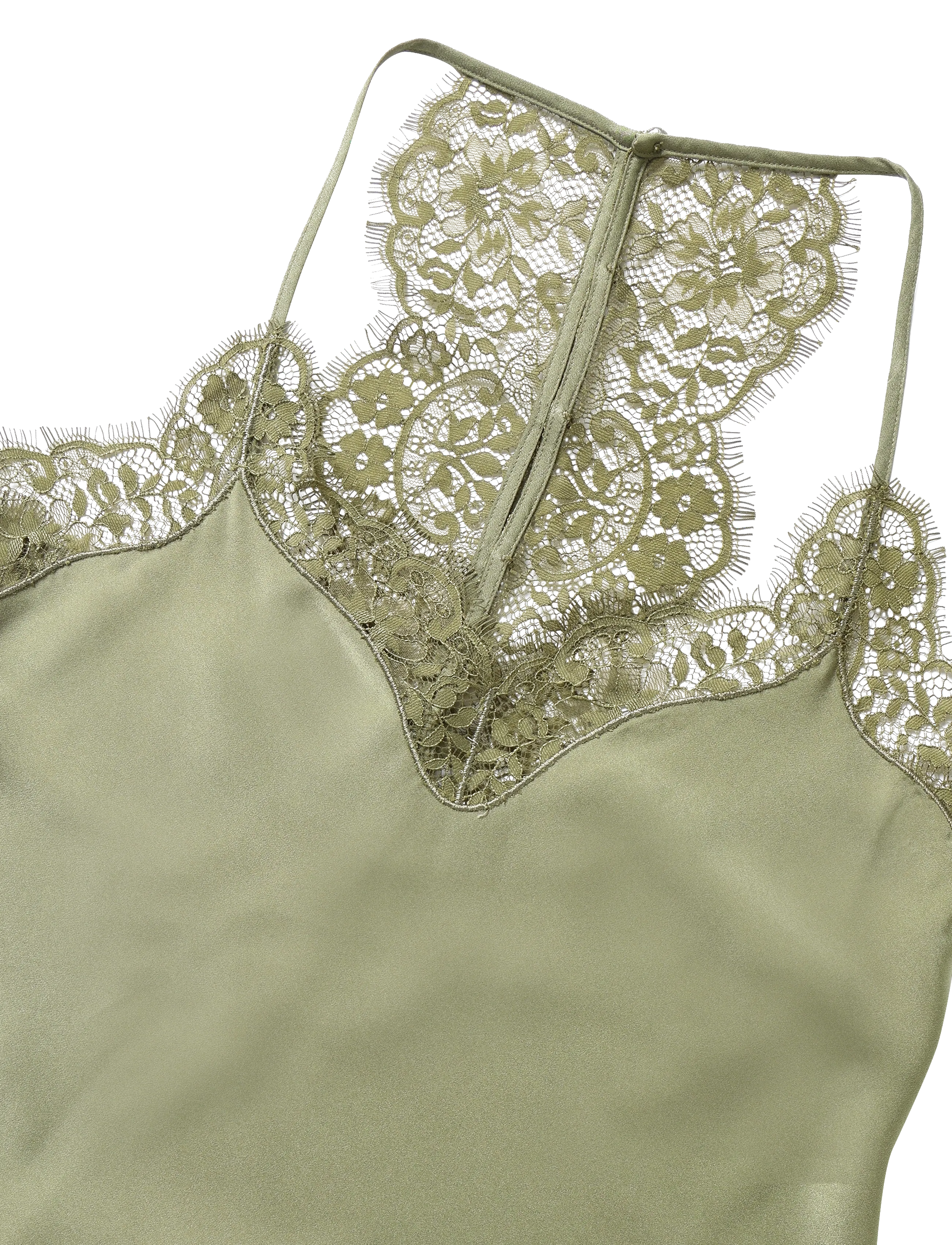ba&sh - ROBE CHIARINA - aftonklänningar - kaki - 5
