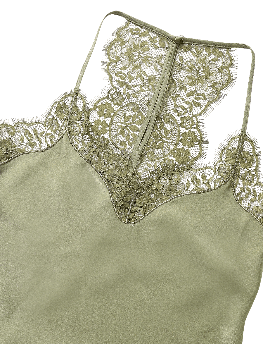 ba&sh - ROBE CHIARINA - aftonklänningar - kaki - 5