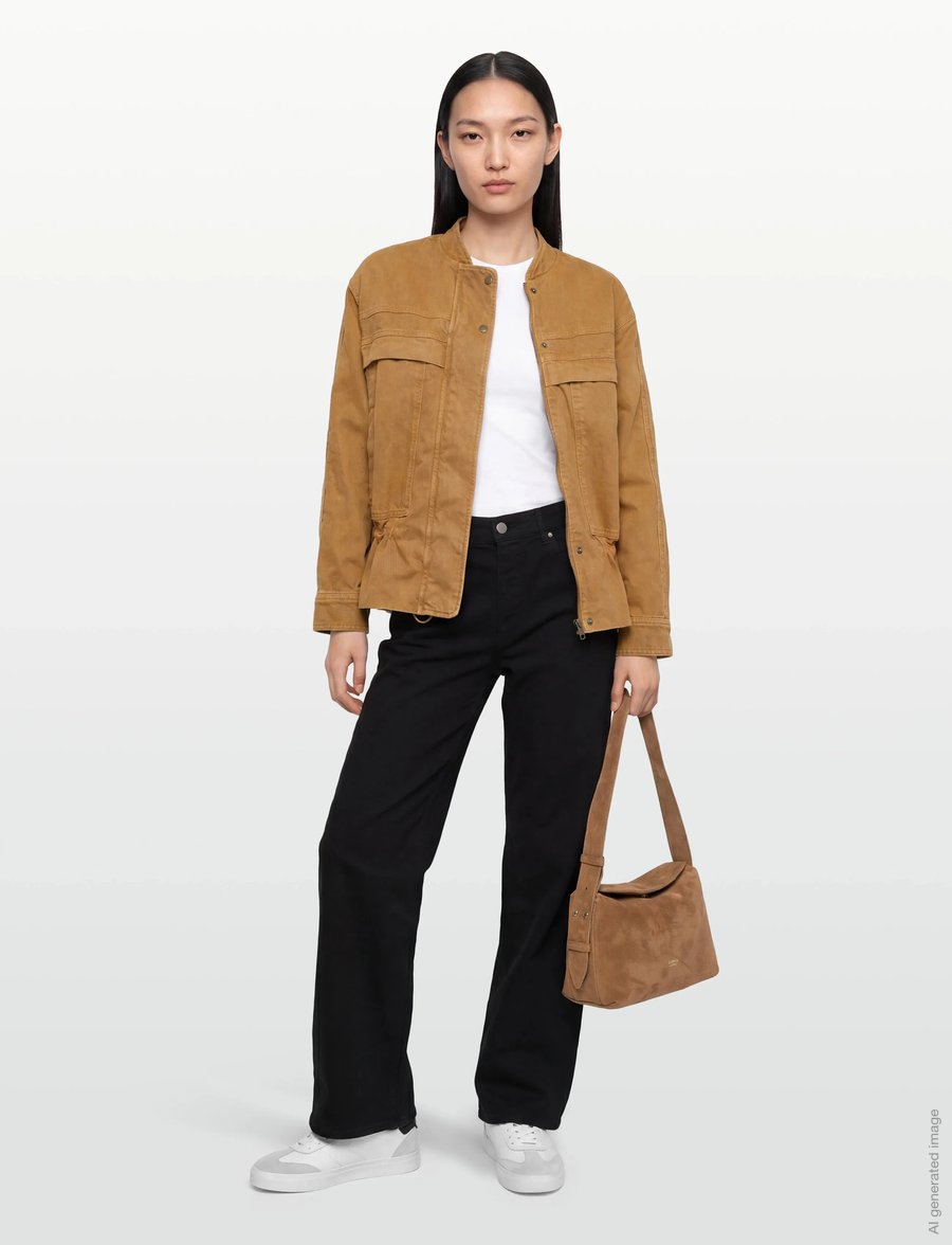 ba&sh - BLOUSON COLY - frühlingsjacken - camel - 0
