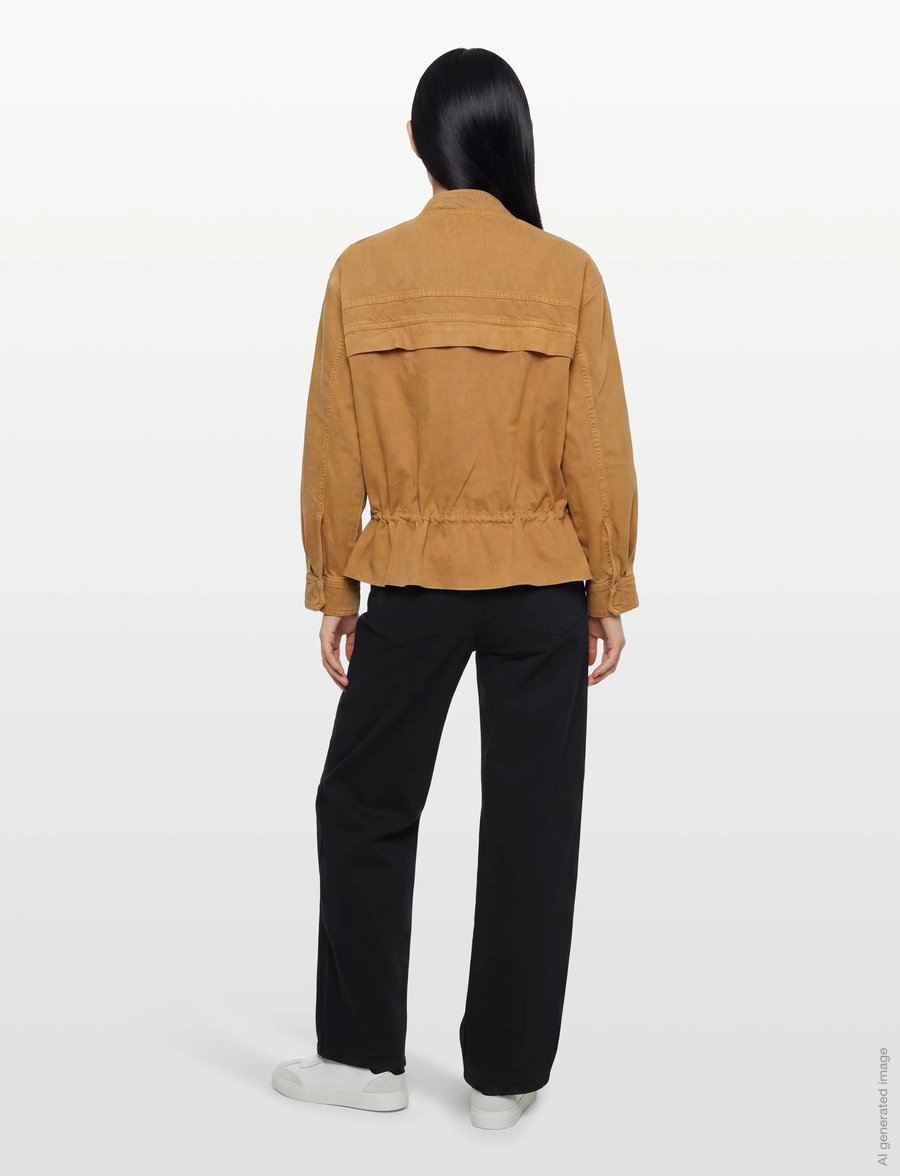ba&sh - BLOUSON COLY - frühlingsjacken - camel - 4