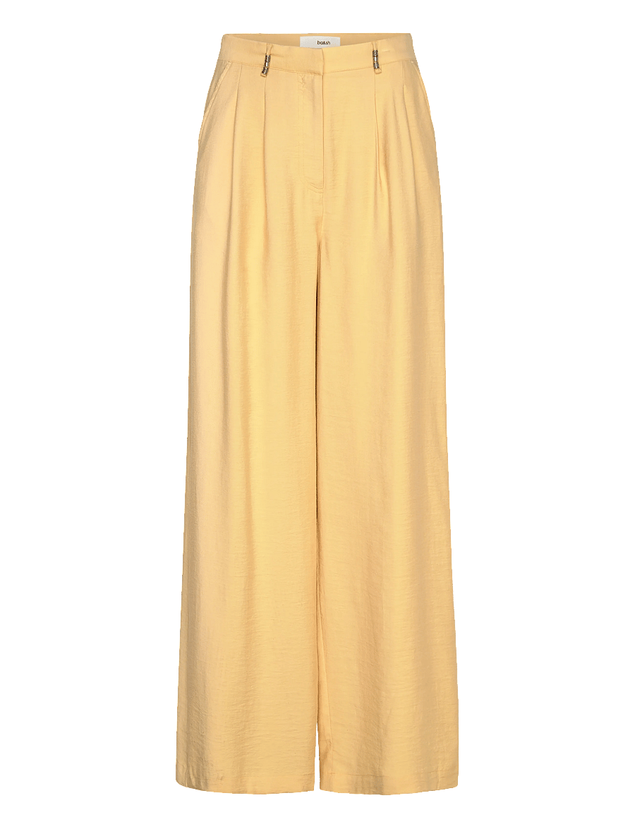 ba&sh - PANTALON DEANA - wide leg trousers - straw - 1