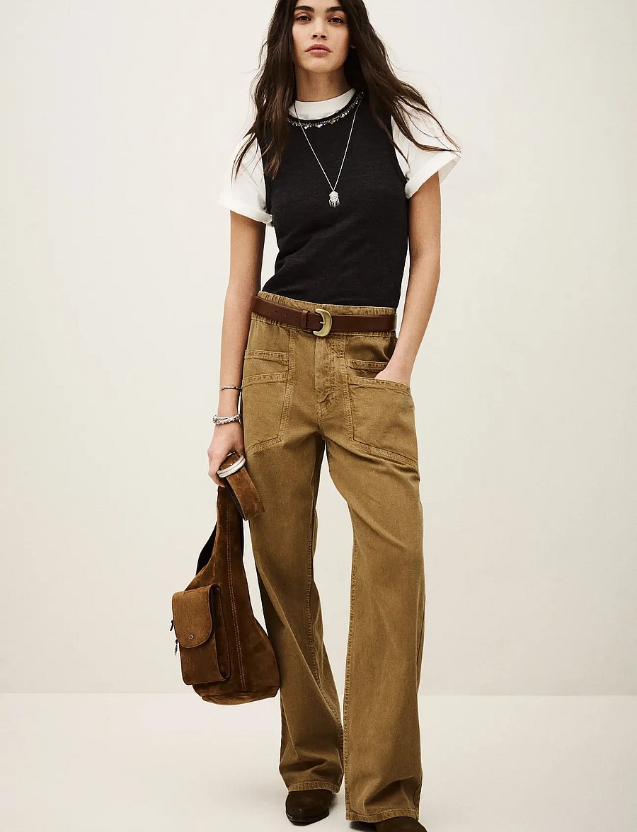 ba&sh - PANTALON FIMA - pantalon cargo - camel - 3