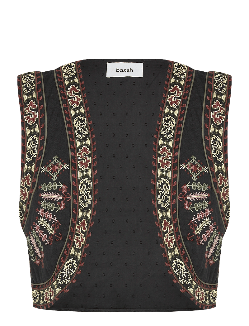 ba&sh - GILET FOSCA - veste - carbone - 1