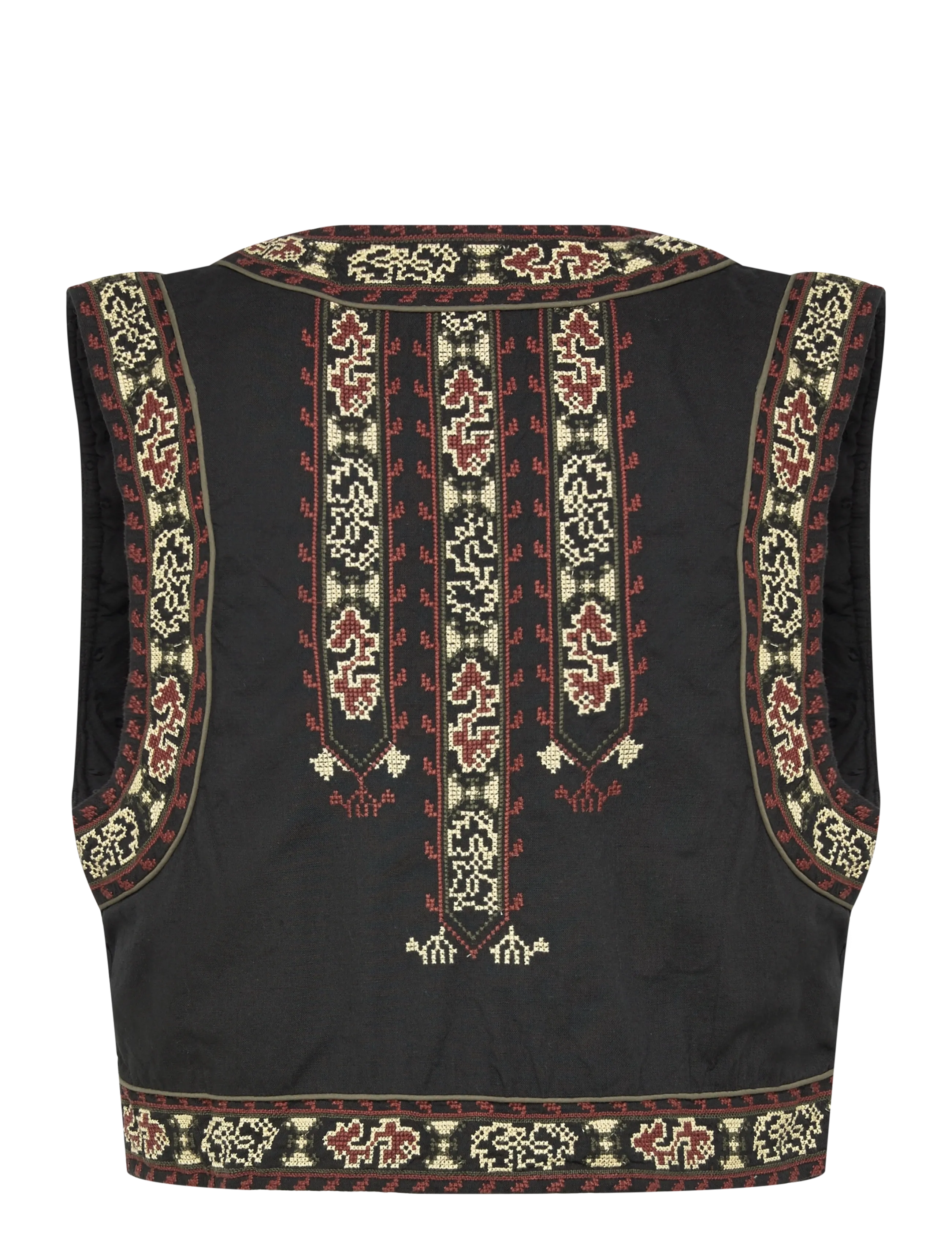 ba&sh - GILET FOSCA - waistcoats - carbone - 2