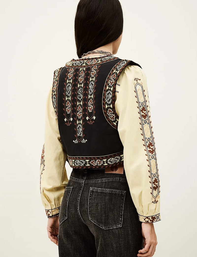 ba&sh - GILET FOSCA - veste - carbone - 4