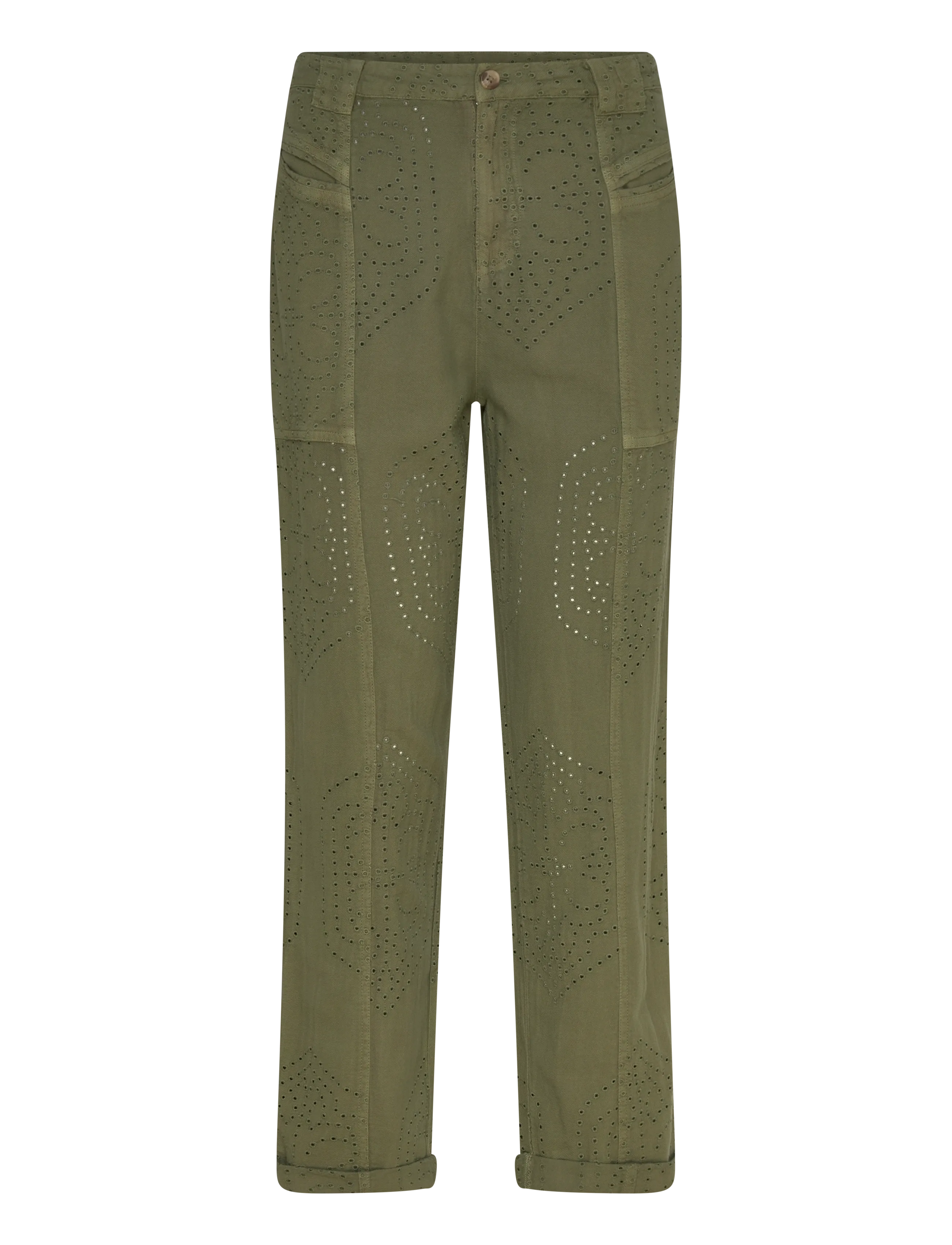 BA&SH Pantalon Giany Khaki - 42 - Damen