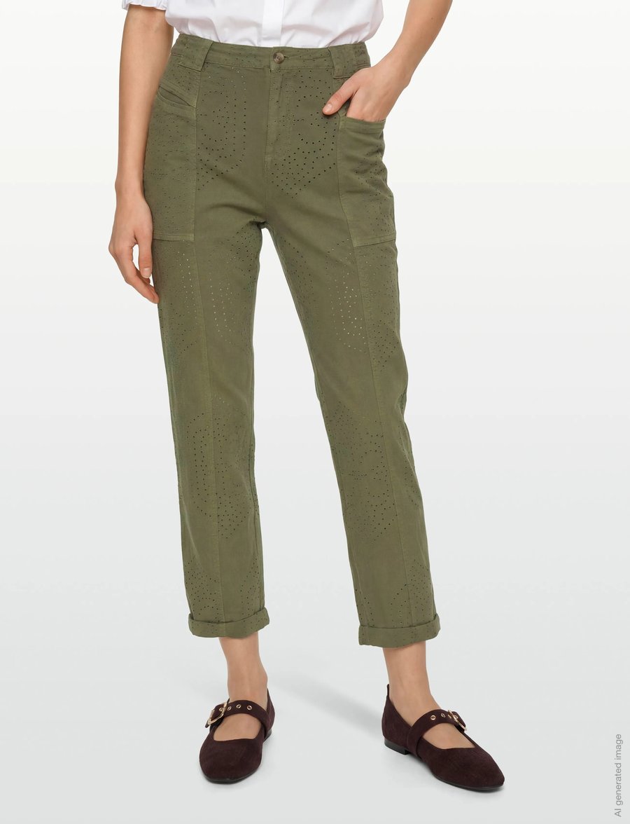 ba&sh - PANTALON GIANY - hose mit geradem bein - khaki - 3