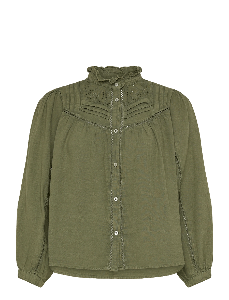 ba&sh - CHEMISE GILDA - långärmade blusar - khaki - 1