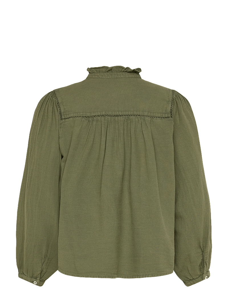 ba&sh - CHEMISE GILDA - langärmlige blusen - khaki - 1