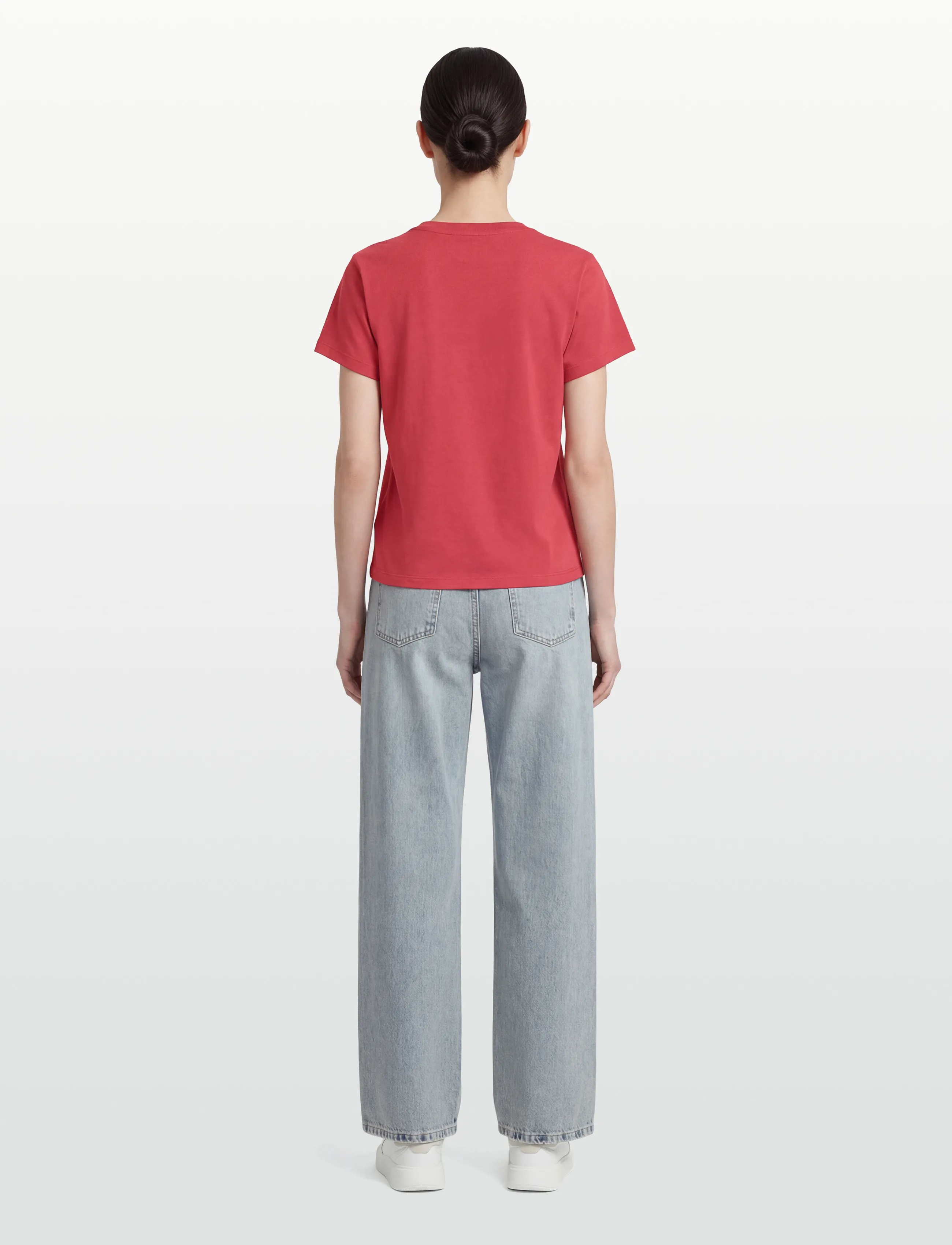 ba&sh - T-SHIRT IONI - t-shirts & tops - rouge - 4