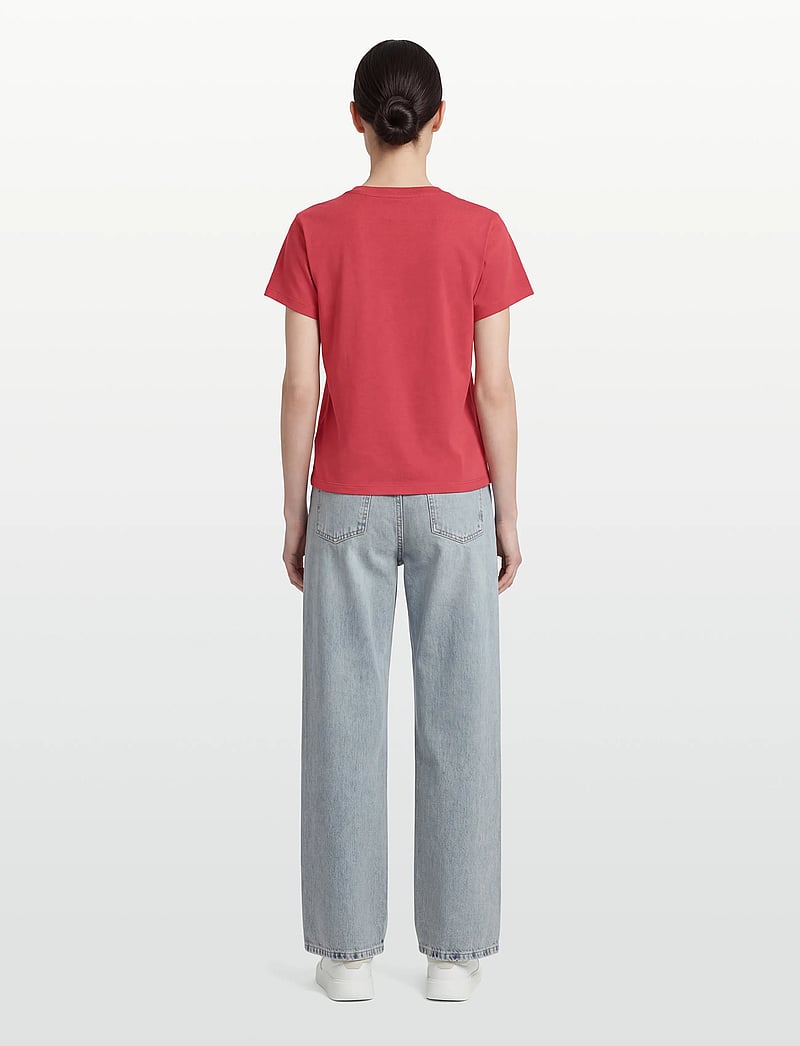ba&sh - T-SHIRT IONI - t-shirts - rouge - 4