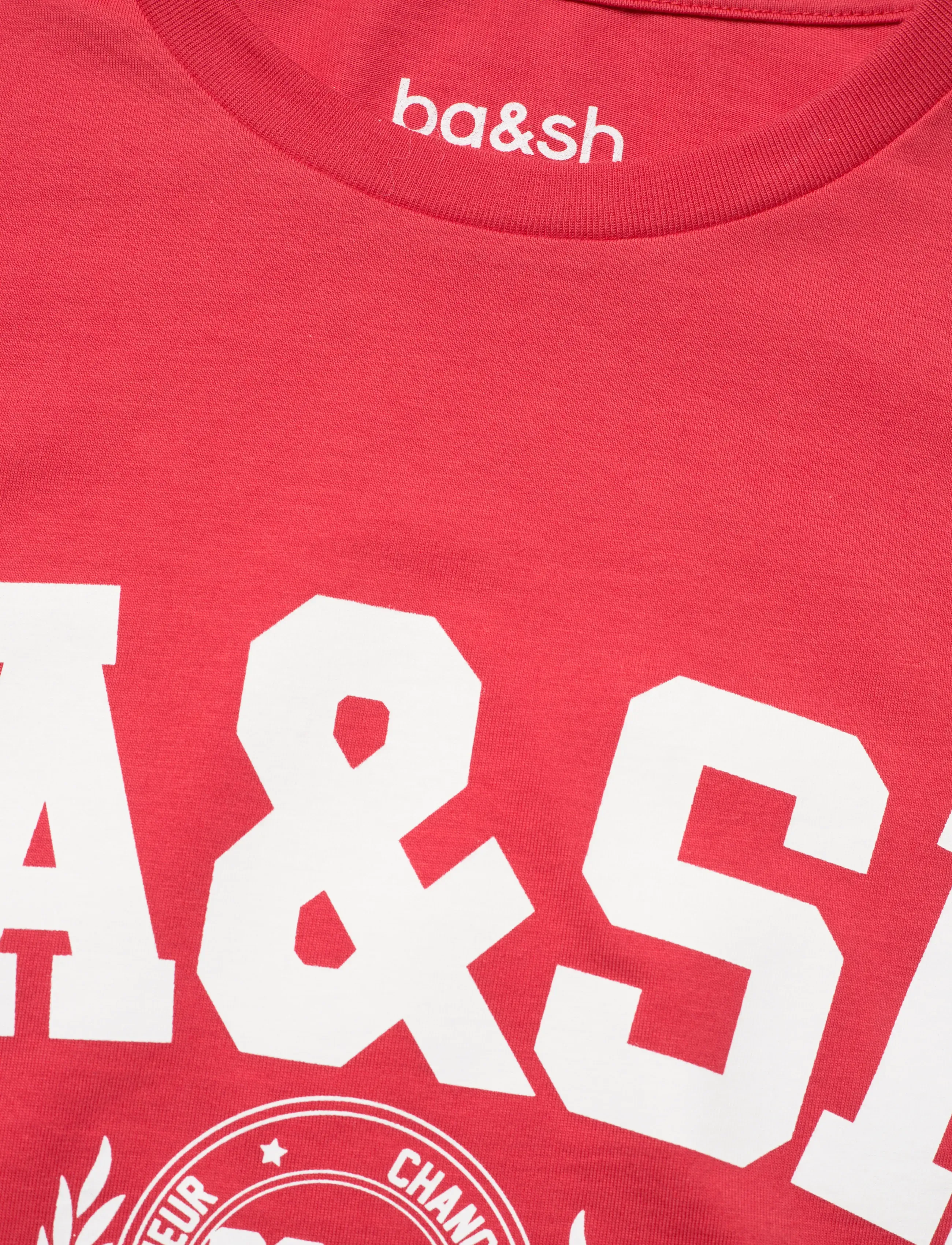 ba&sh - T-SHIRT IONI - t-shirts & tops - rouge - 5