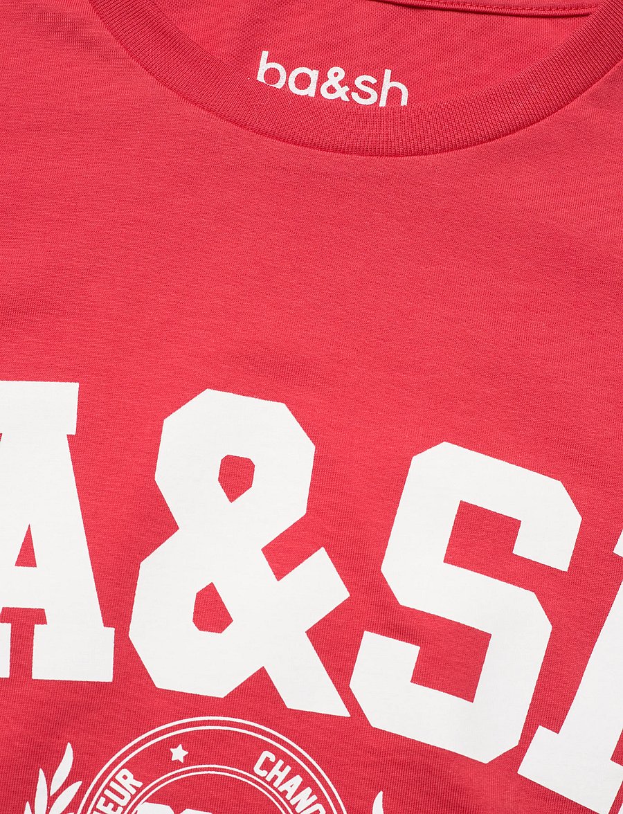 ba&sh - T-SHIRT IONI - t-shirts & tops - rouge - 5